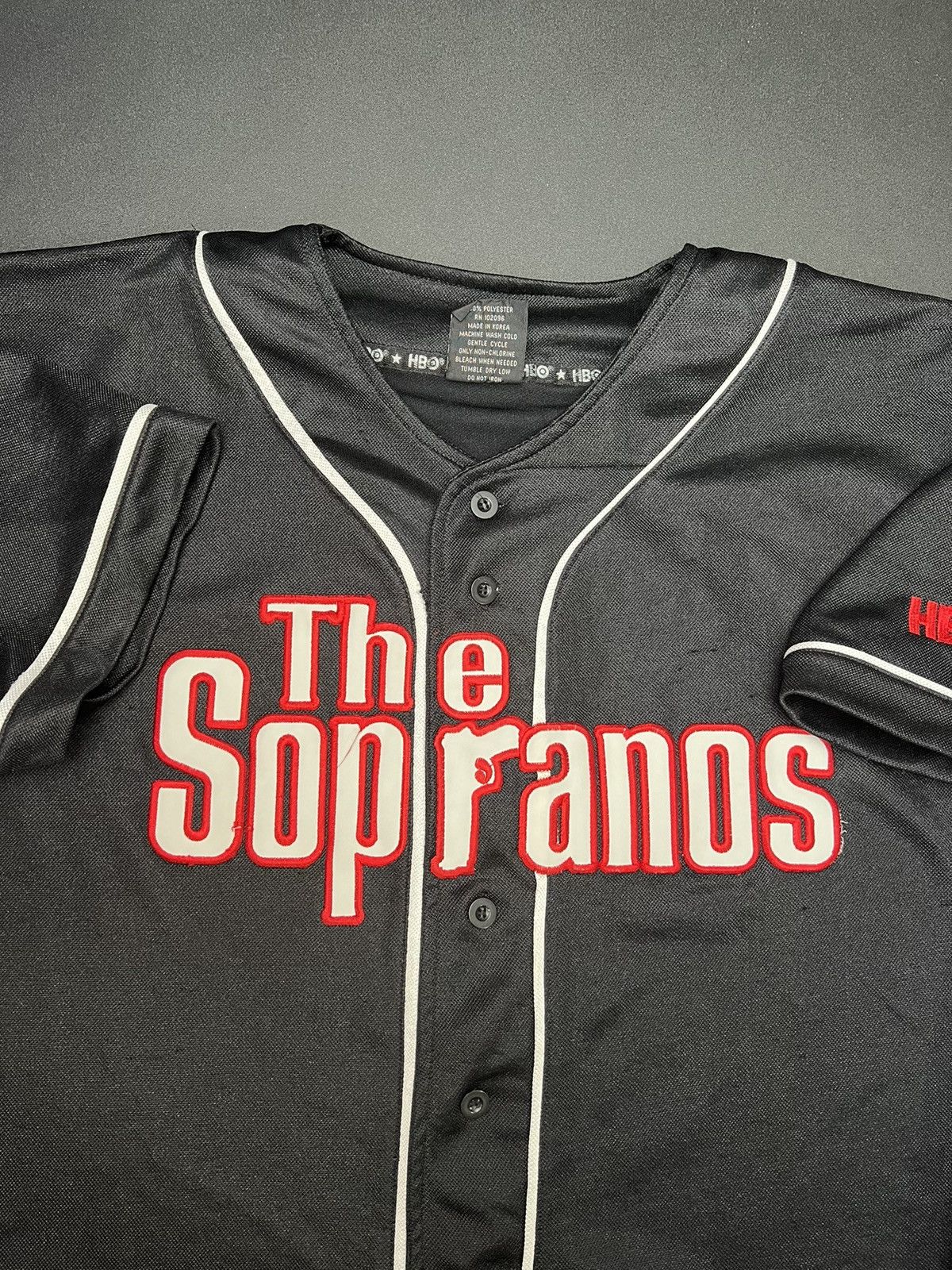 Vintage Vintage sopranos baseball jersey size XL flawed Size US XL / EU 56 / 4 - 1 Thumbnail