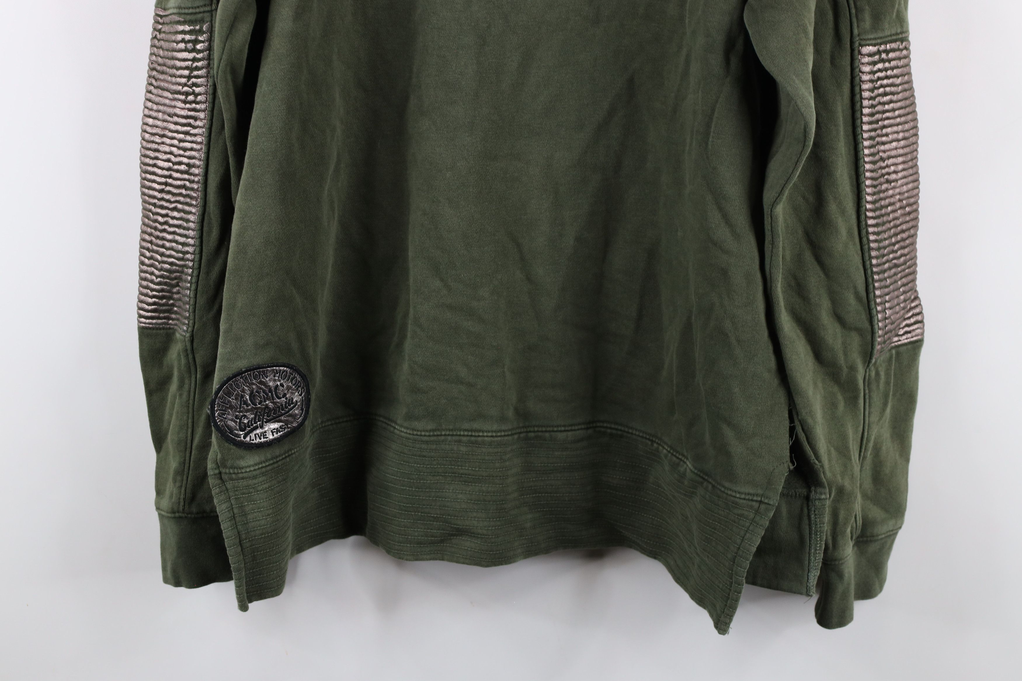 Affliction × Vintage Vintage Affliction Out Metallic Ribbed UFC MMA Hoodie Green Size US XL / EU 56 / 4 - 16 Thumbnail
