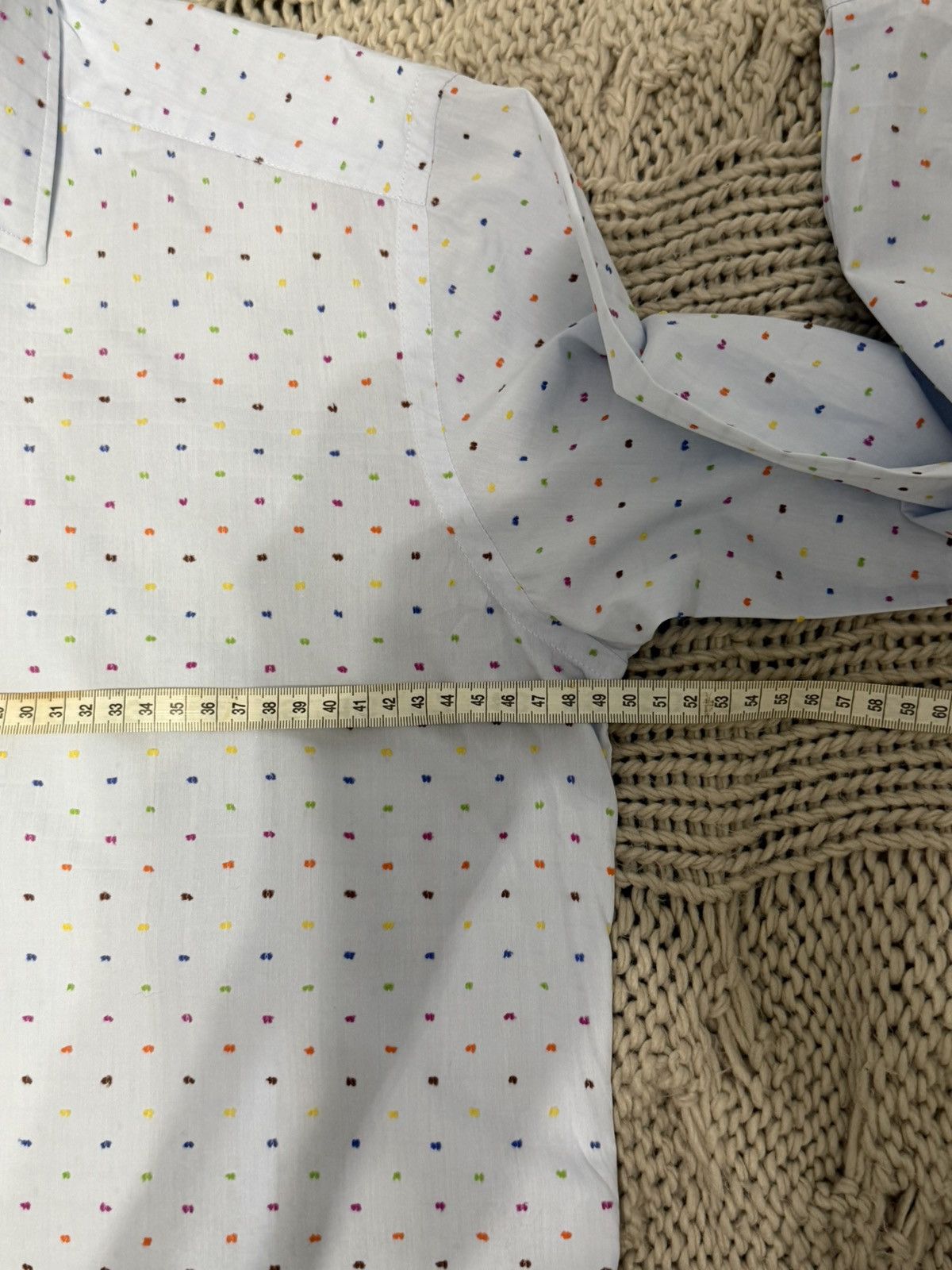 Etro ETRO Cotton Dotted Shirt 38 Size US M / EU 48-50 / 2 - 3 Thumbnail