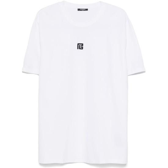 Balmain BALMAIN Men T-Shirts EH1EG010 BC87 GAB WHITE Size US XXL / EU 58 / 5 - 1 Thumbnail