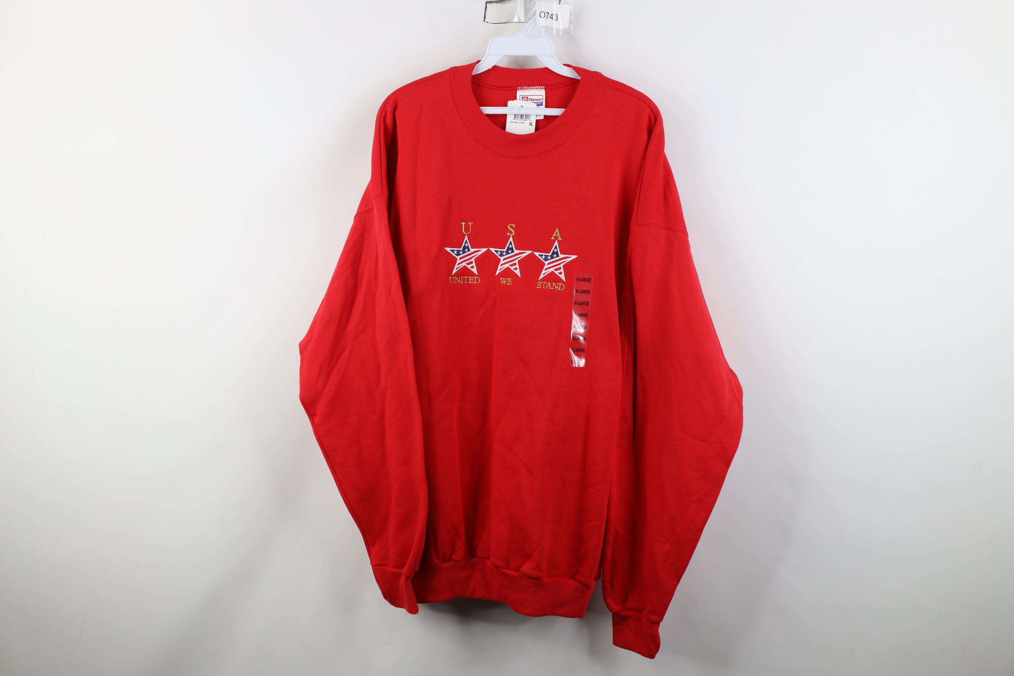Vintage Deadstock Vintage 90s Streetwear United We Stand Sweatshirt Size XL / US 12-14 / IT 48-50 - 1 Thumbnail