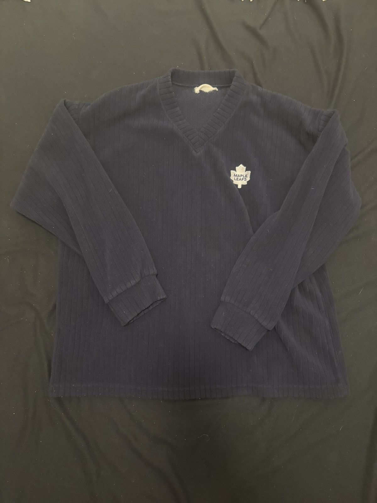 NHL × Vintage Vintage 80s maple leafs pullover Size US L / EU 52-54 / 3 - 1 Thumbnail