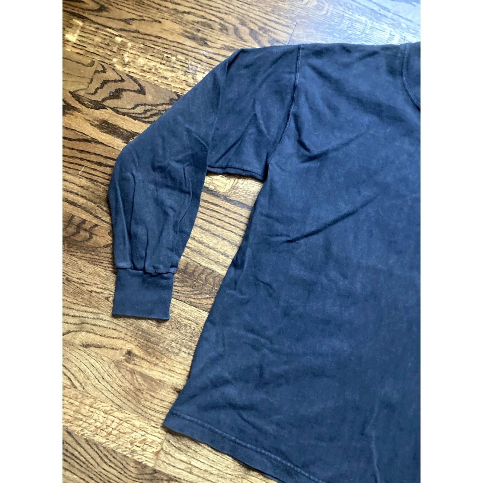Vintage VINTAGE Signal Sport Black Long Sleeve T-Shirt Size M Mens 90s Sports Blank Cotton Size US M / EU 48-50 / 2 - 2 Thumbnail