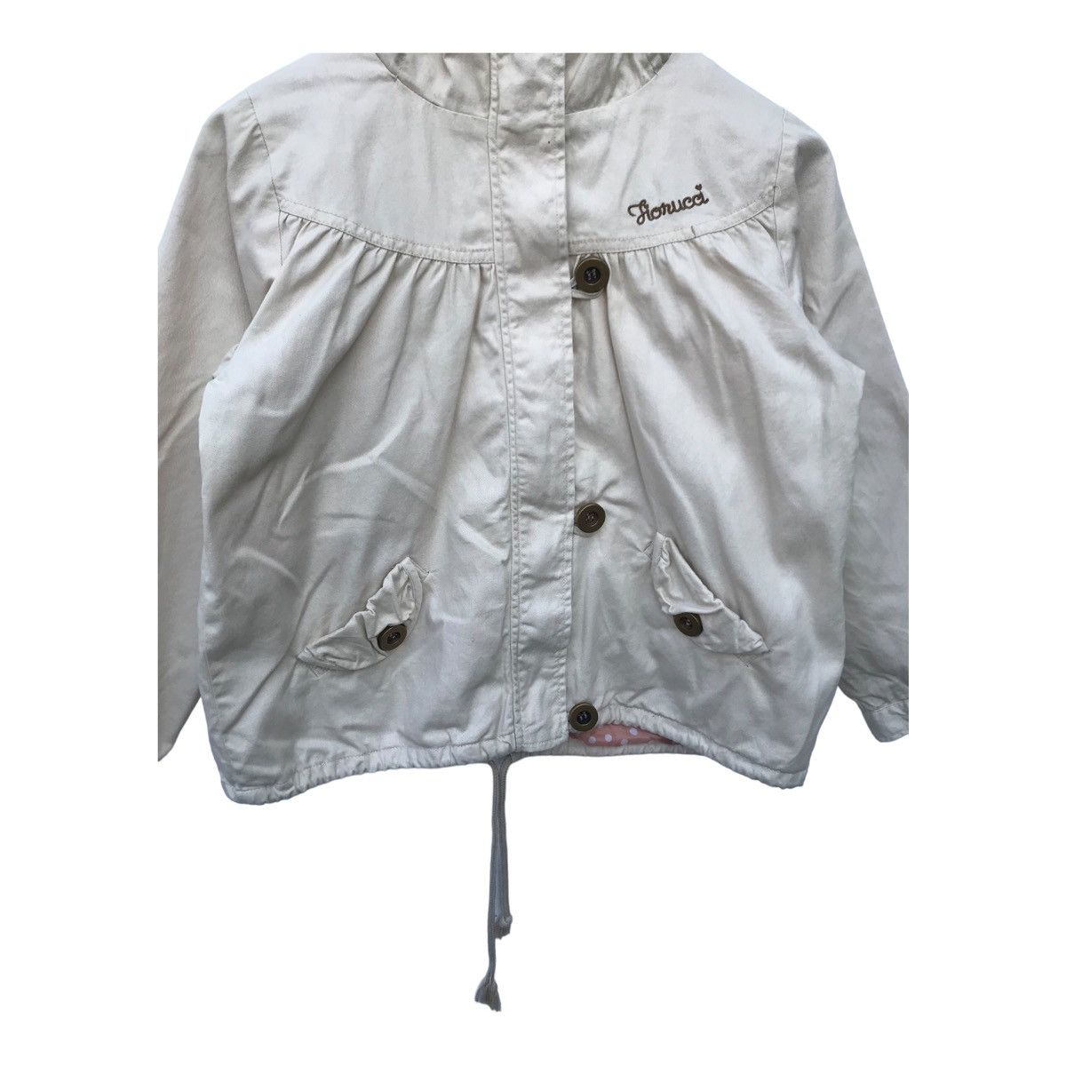 Fiorucci Fiorucci Women Cropped Hoodie Jacket Size M / US 6-8 / IT 42-44 - 4 Thumbnail