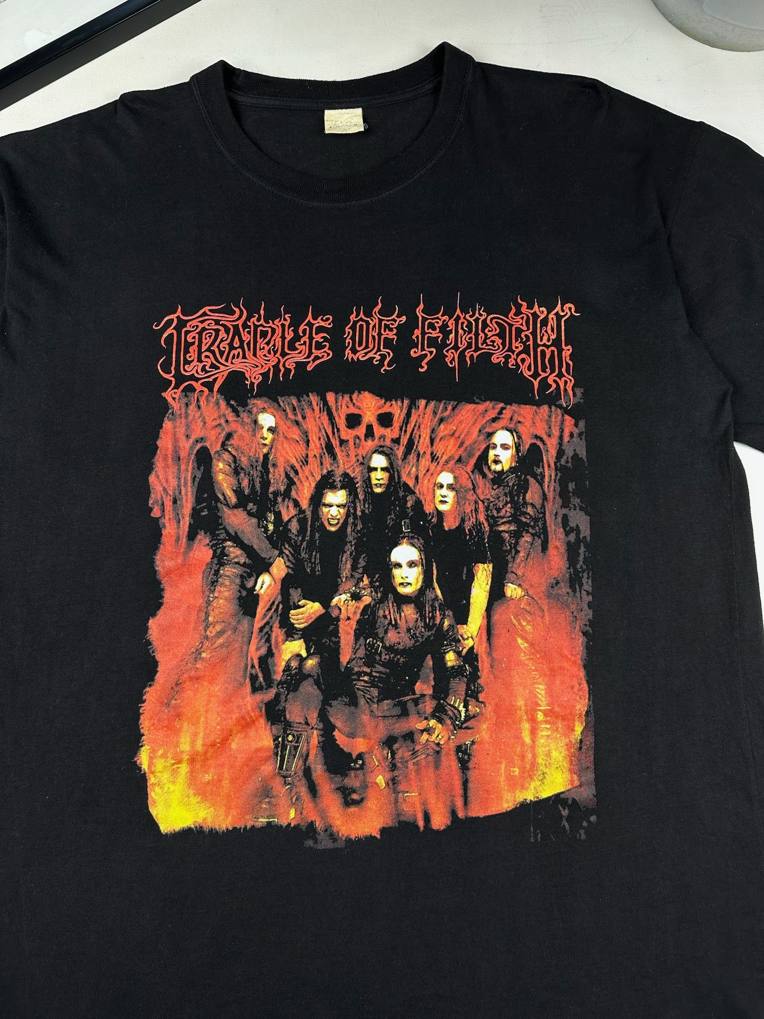 Band Tees Cradle Of Filth Vintage 2000s Rock Band Tee Size US XL / EU 56 / 4 - 2 Thumbnail