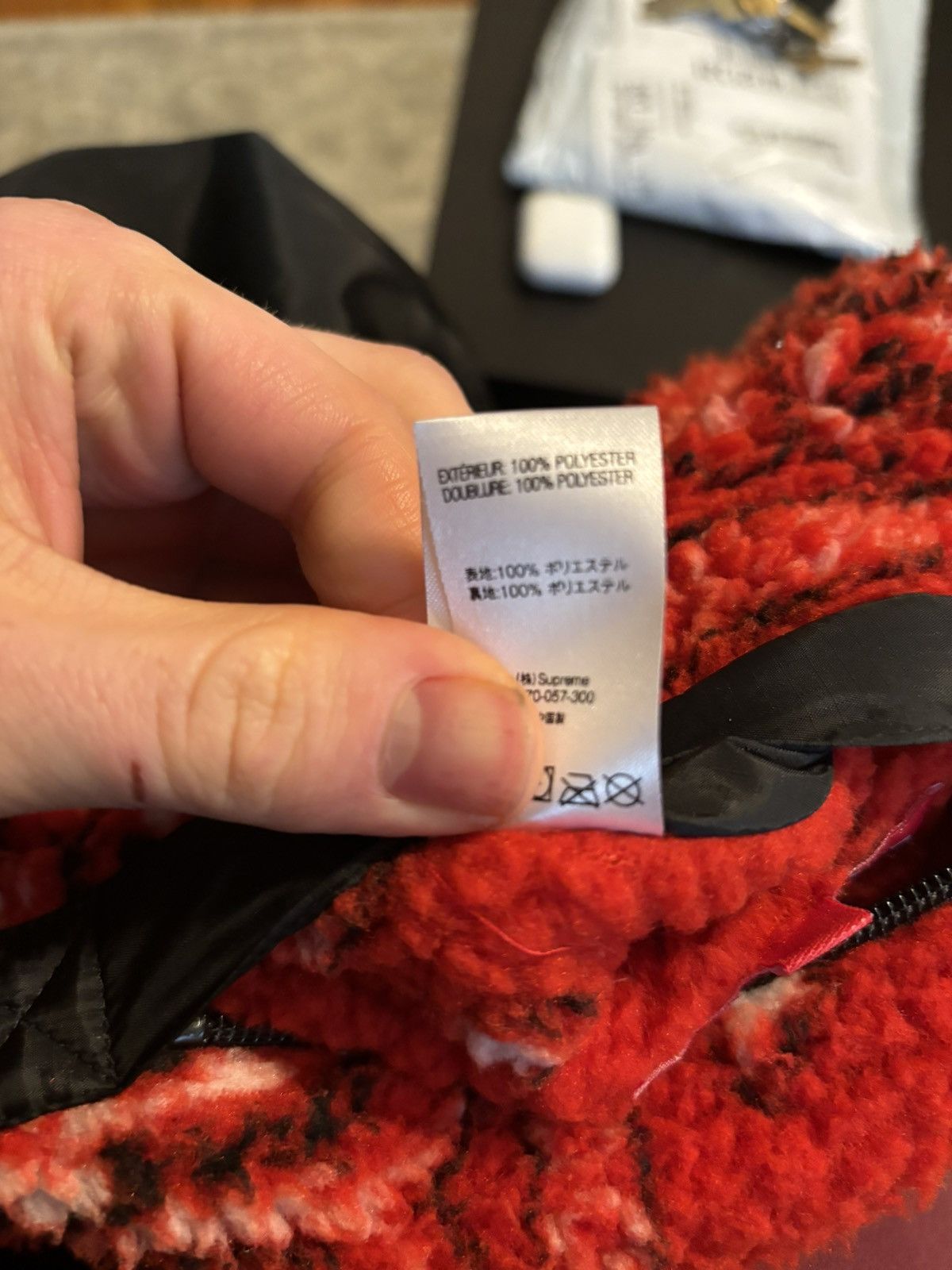 Supreme Reversible Red Bandana Fleece Jacket Size US M / EU 48-50 / 2 - 7 Thumbnail
