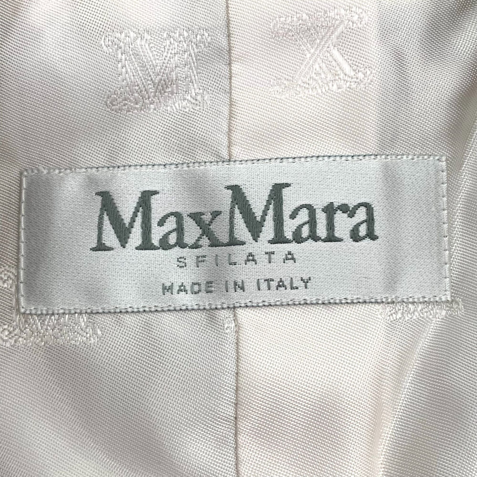 Max Mara Maxmara Color-Blocked Heart Print Silk Blazer (Size 36/XS) Size XS / US 0-2 / IT 36-38 - 2 Thumbnail