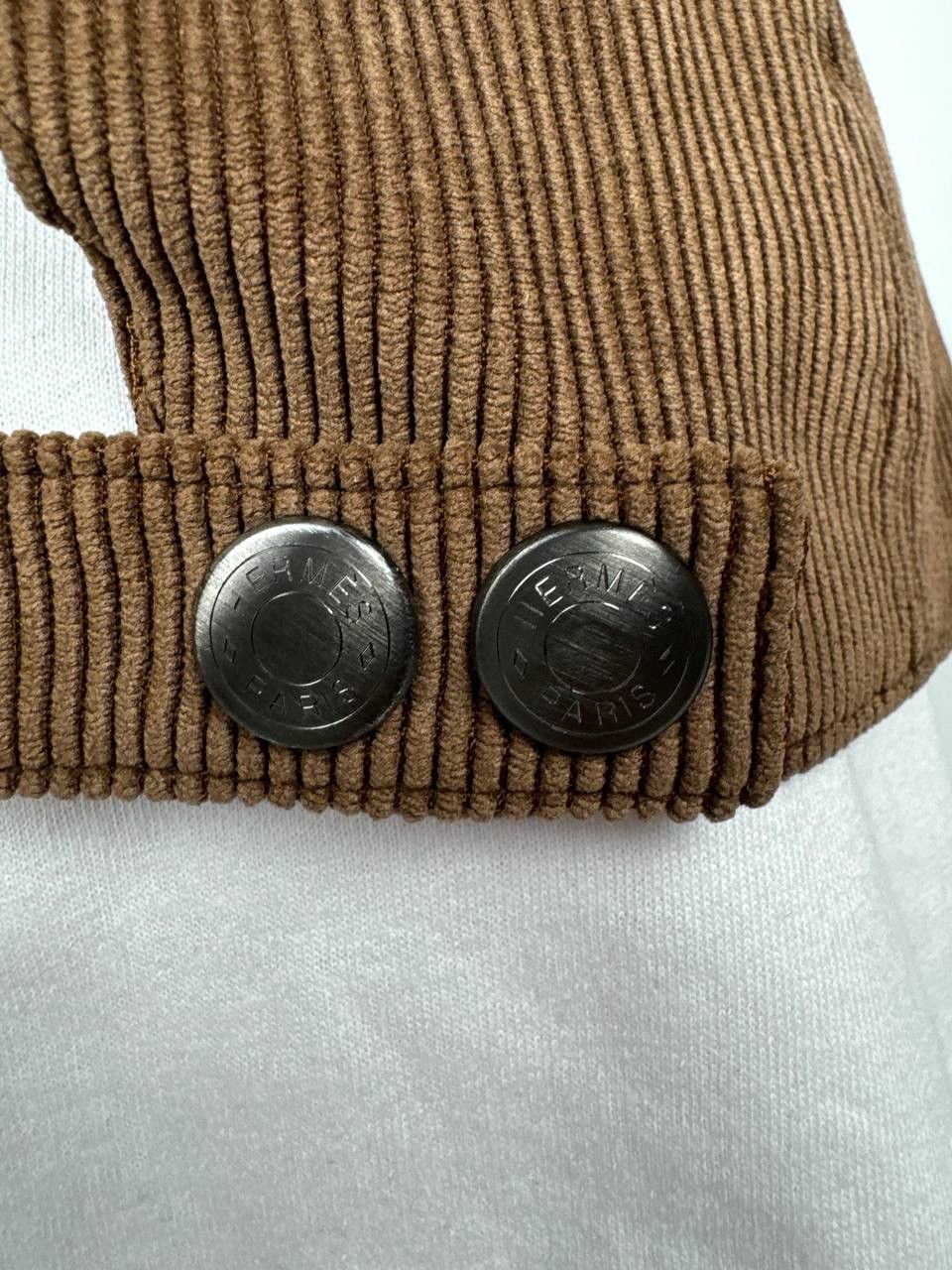 Hermes Hermes Corduroy Logo Cap Size ONE SIZE - 6 Thumbnail