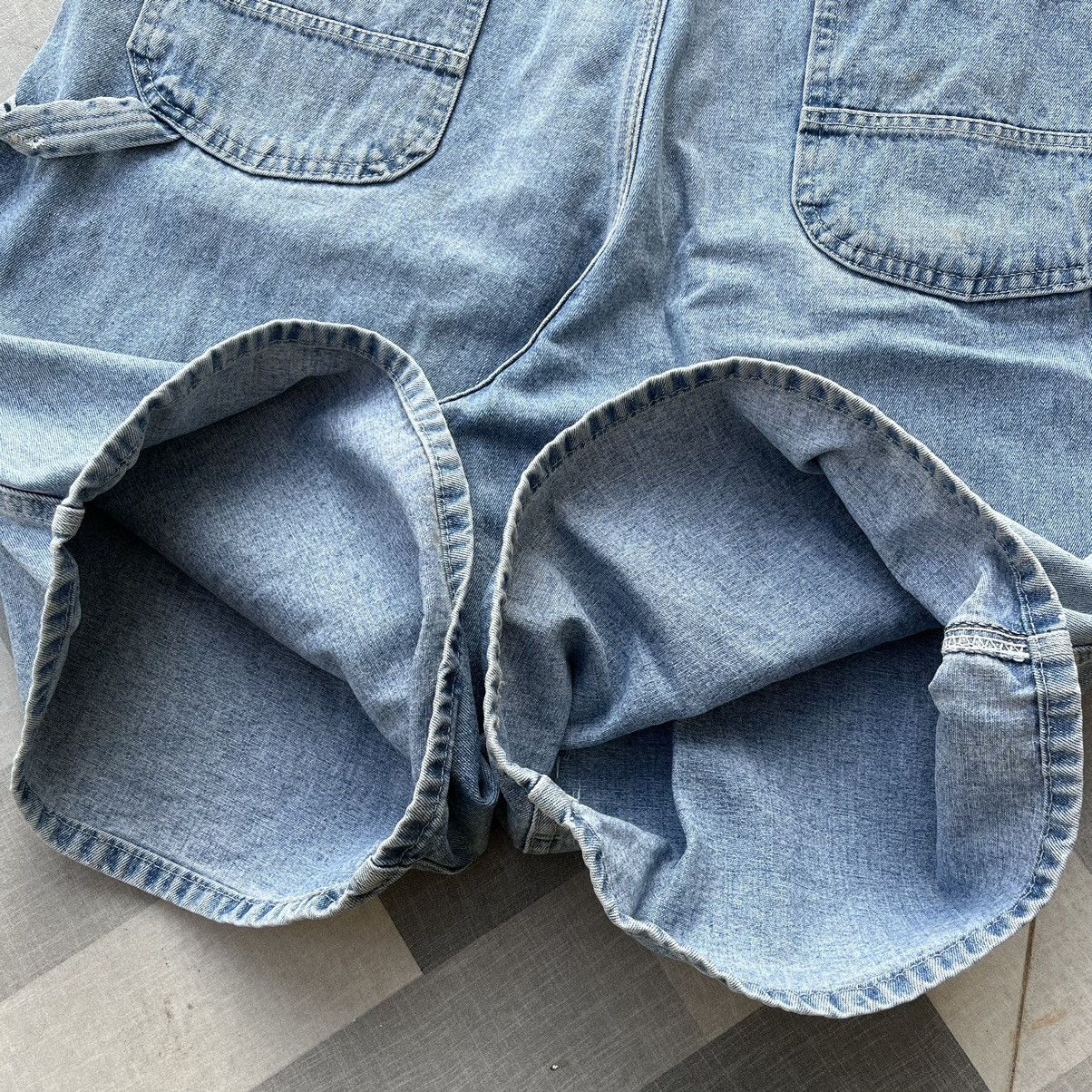 Lee × Vintage 90’s Lee Dungarees Carpenter Jorts Size US 40 / EU 56 - 6 Thumbnail