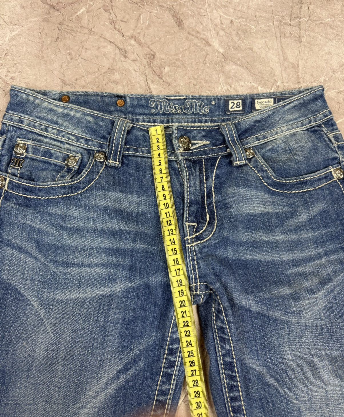 Miss Me Miss Me Skinny Jeans Y2k Japanese Size 28 Size 28" / US 6 / IT 42 - 19 Thumbnail