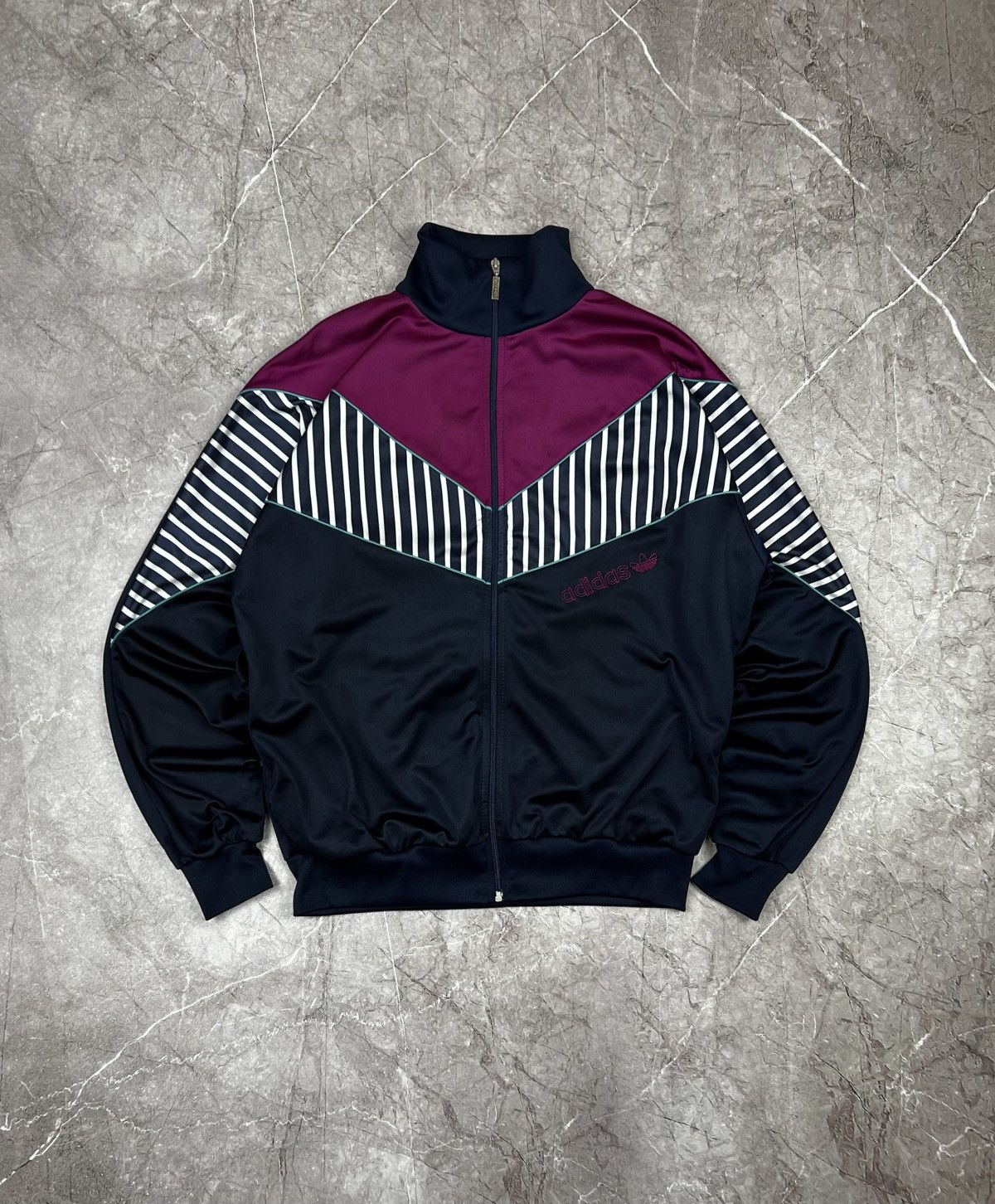 Adidas Adidas Vintage Sweatshirt zip Size US L / EU 52-54 / 3 - 1 Thumbnail