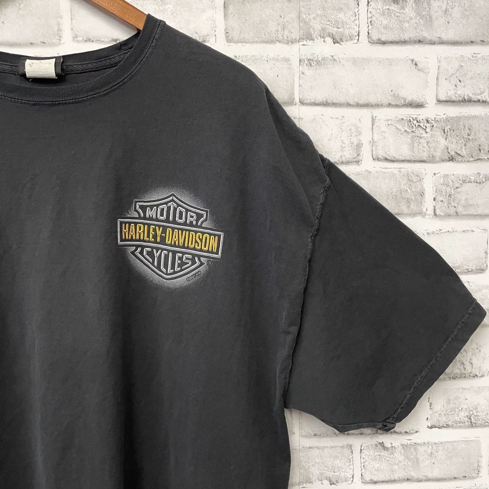 Harley Davidson Harley-Davidson Graphic Tee Mens 2XL Black 100% Cotton Shirt Graphic Tee 2XL Mens Size US XXL / EU 58 / 5 - 3 Thumbnail