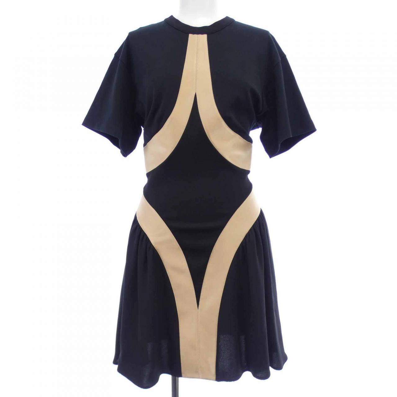 knee length dresses for ladies Black LV Dress – MS Trends Inc main image 0