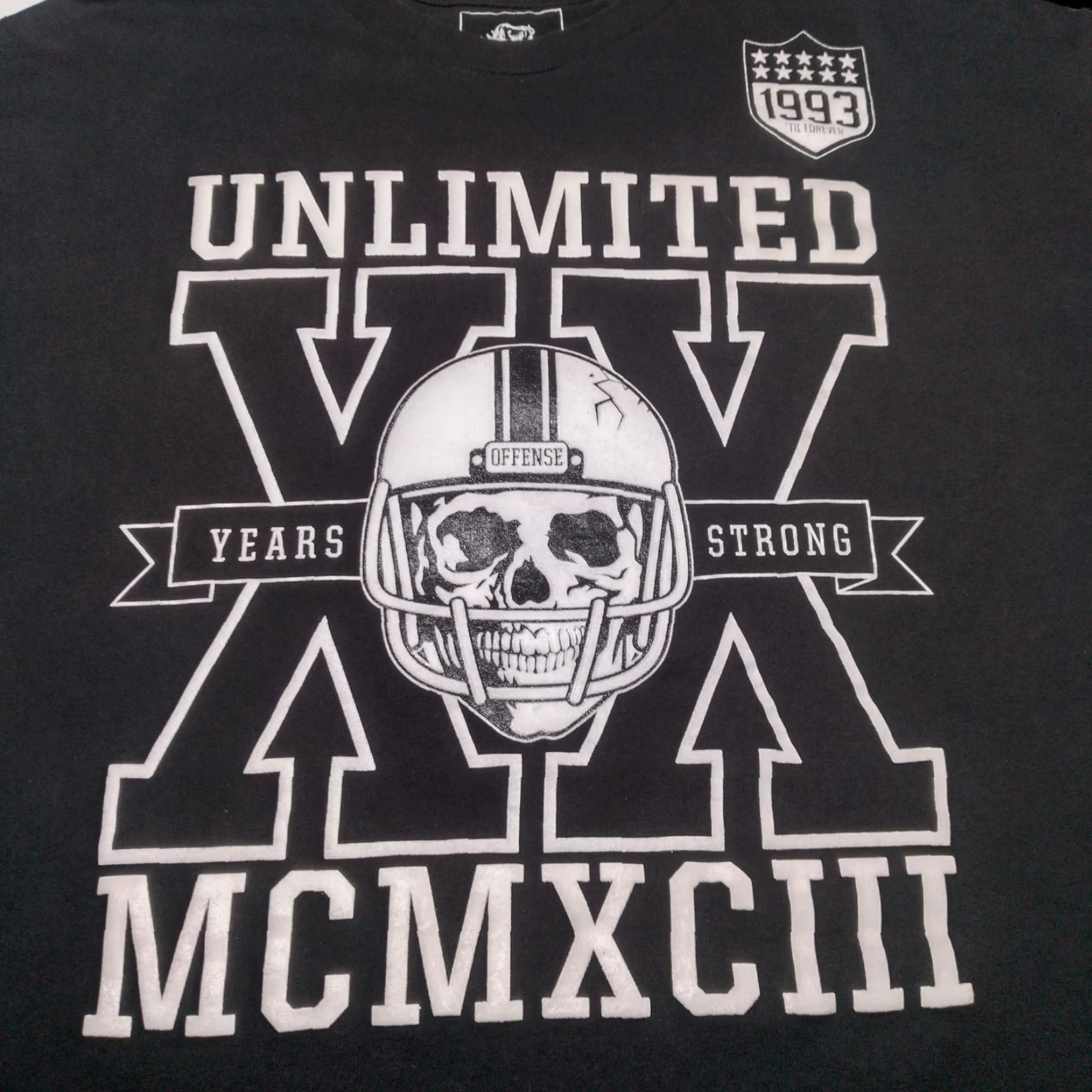 Ecko Unltd. VINTAGE ECKO UNLTD T-Shirt 2XL Black Skull Football Helmet Graphic Streetwear Mens Size US XXL / EU 58 / 5 - 5 Thumbnail