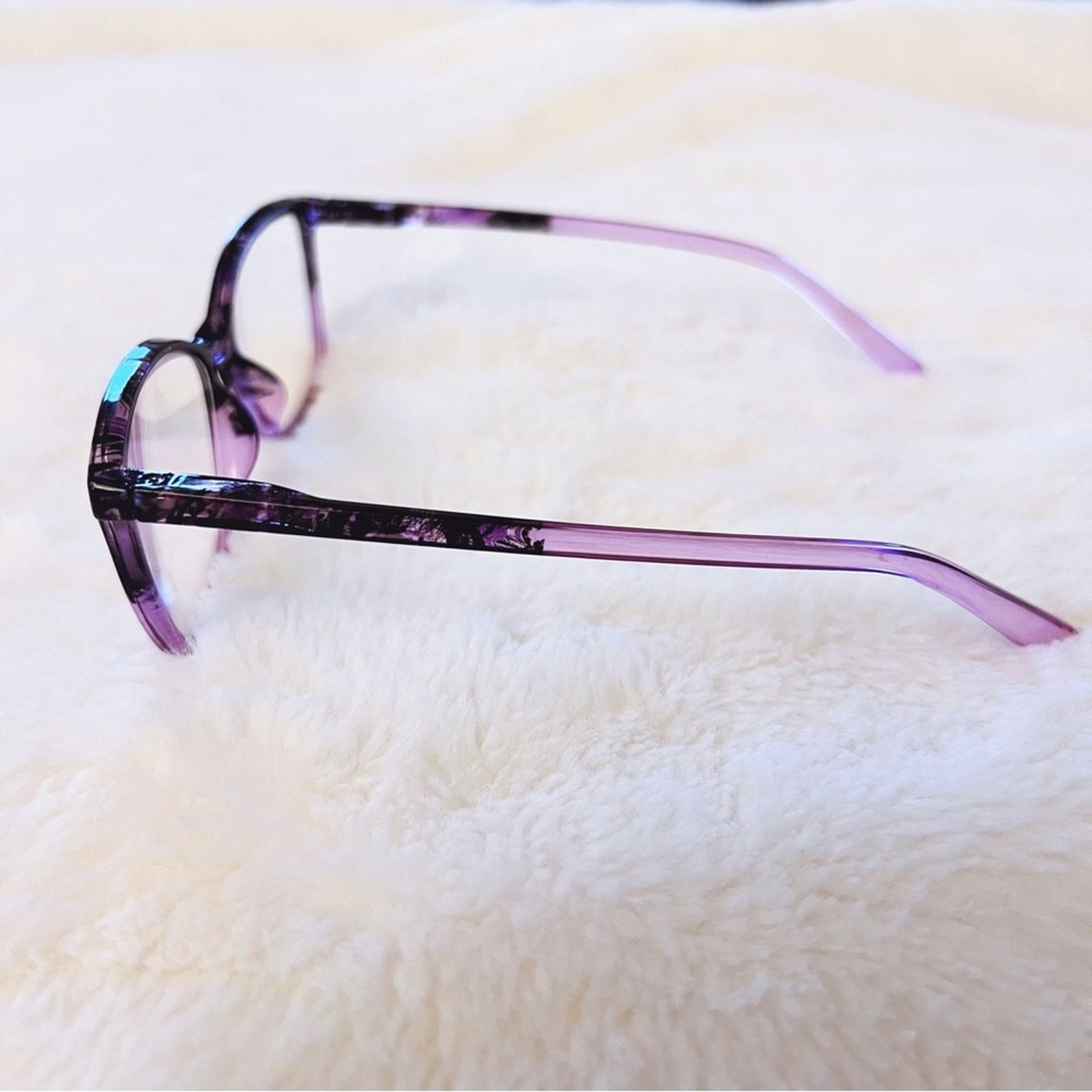 Other Eli Light Purple & Black Two Tone Reader Glasses Size ONE SIZE - 10 Thumbnail