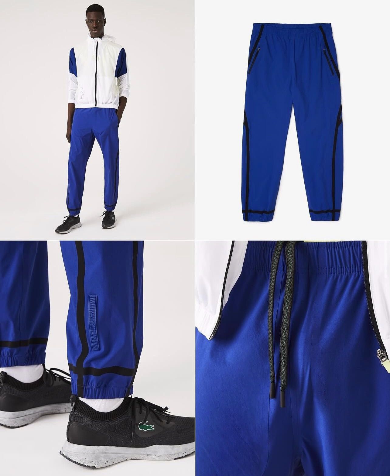 Lacoste 💙 NWT Lacoste Sport Track Pants Blue Regular Fit Size Xs-S Size US 29 - 3 Thumbnail