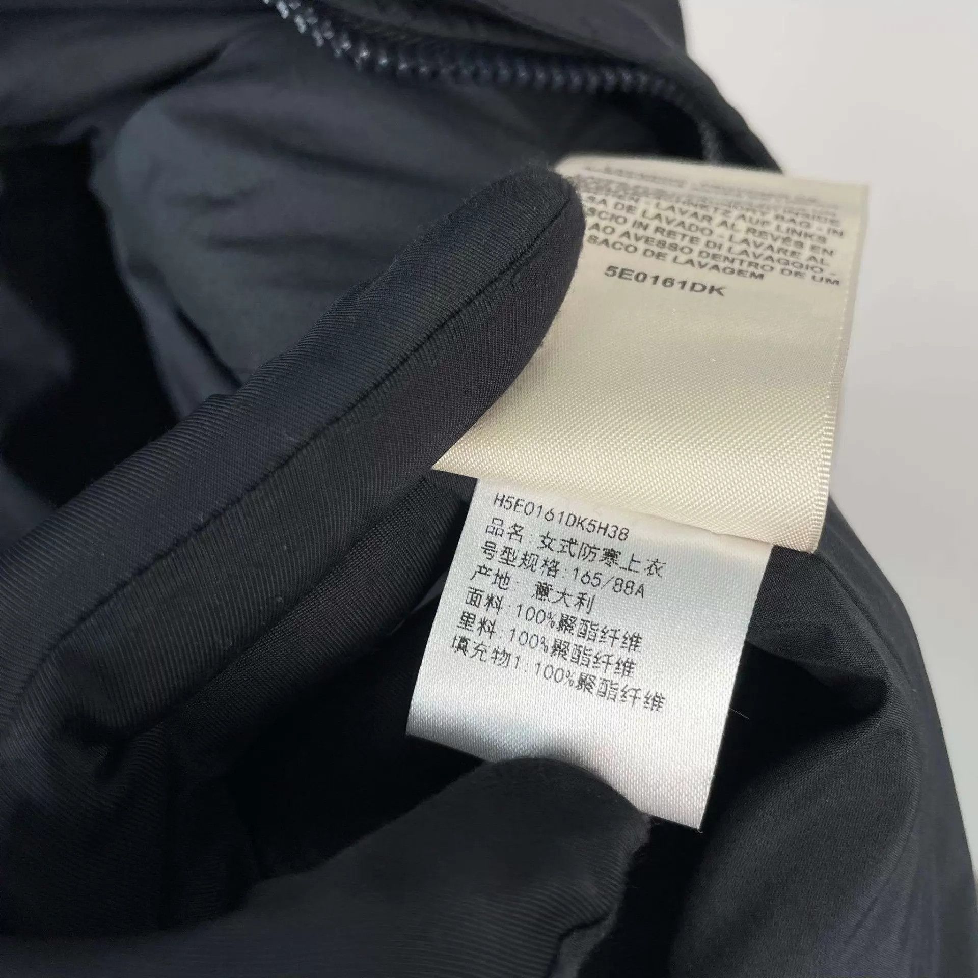 Hermes Hermès cotton jacket S black no accessories Size S / US 4 / IT 40 - 4 Thumbnail