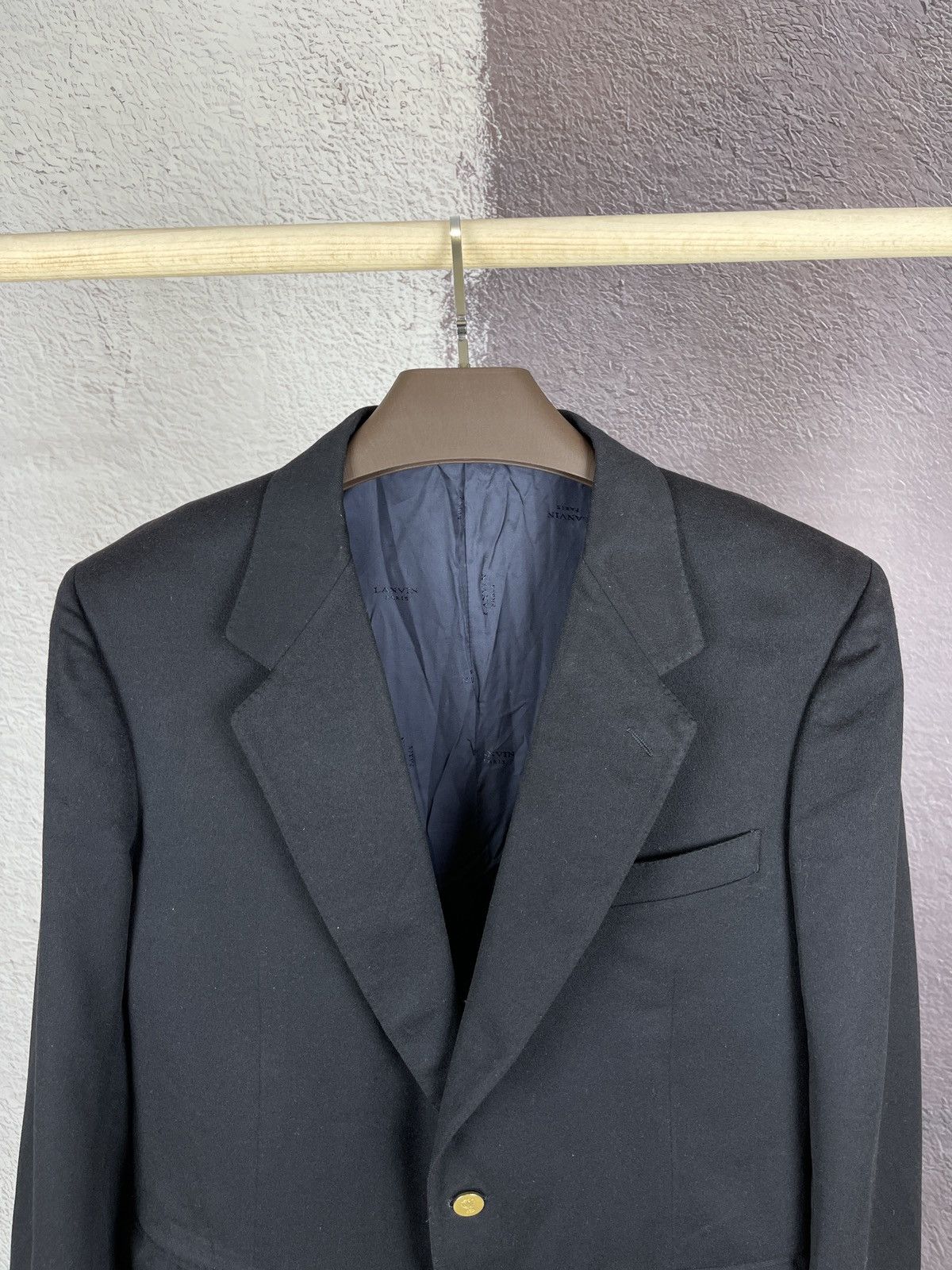 Lanvin Lanvin 100% cashmere 2 button blazer sport coat Size 44R - 3 Thumbnail