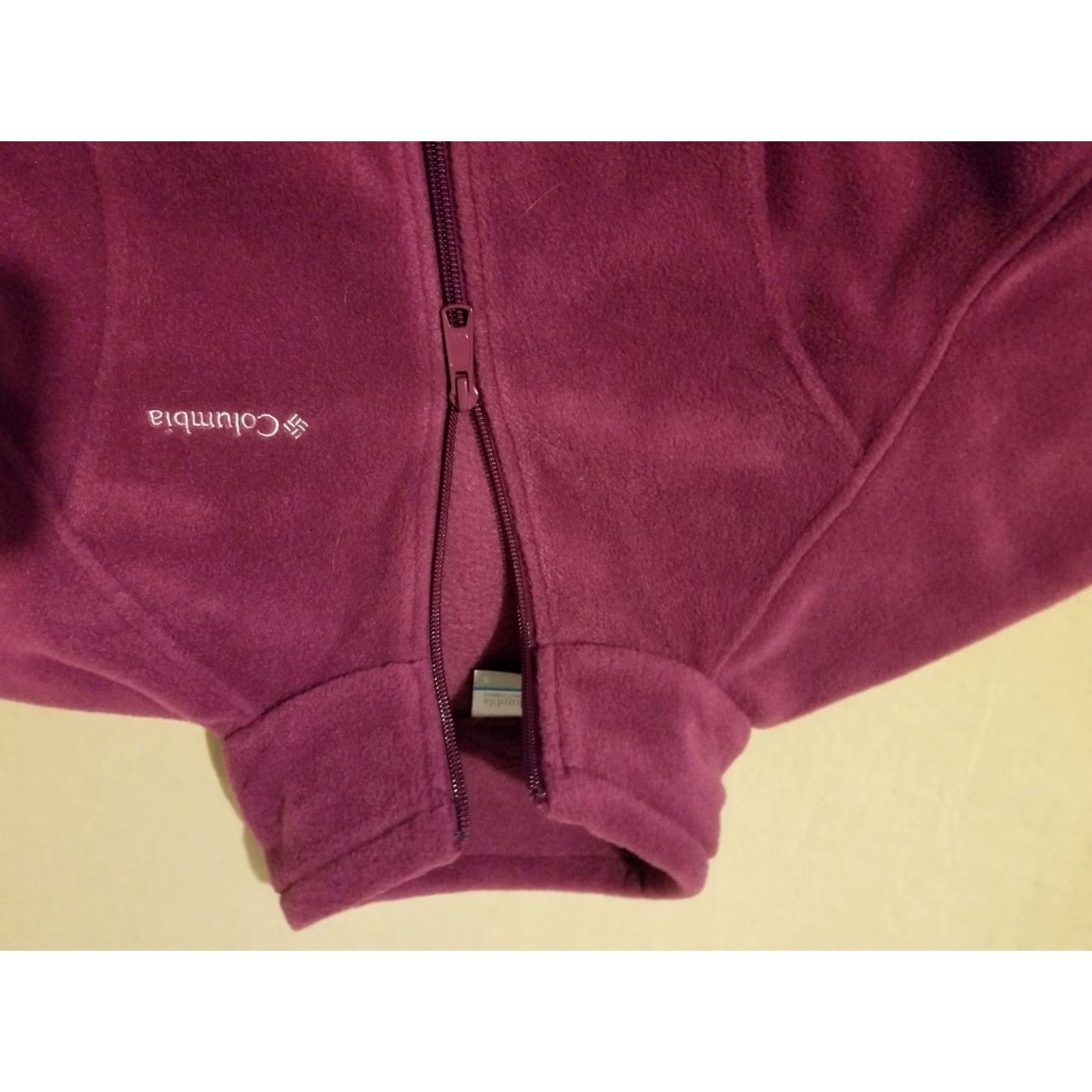 Vintage Womens Columbia Jacket S Small Purple Athletic Outdoor Hiking Shirt/Coat Size S / US 4 / IT 40 - 2 Thumbnail