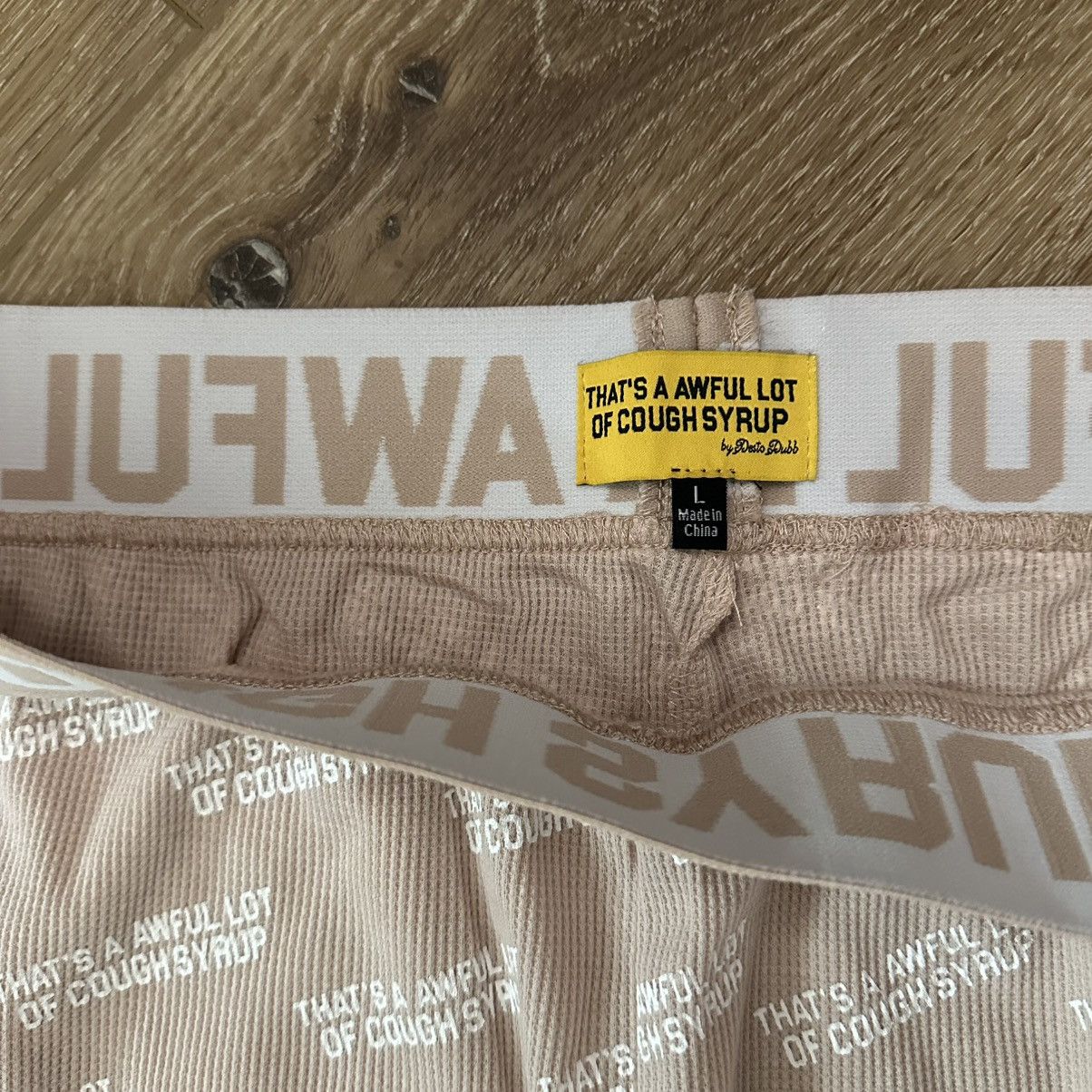 Awful Lot of Cough Syrup Thats awful lot of cough syrup tan Thermal pants L Size US 34 / EU 50 - 2 Thumbnail