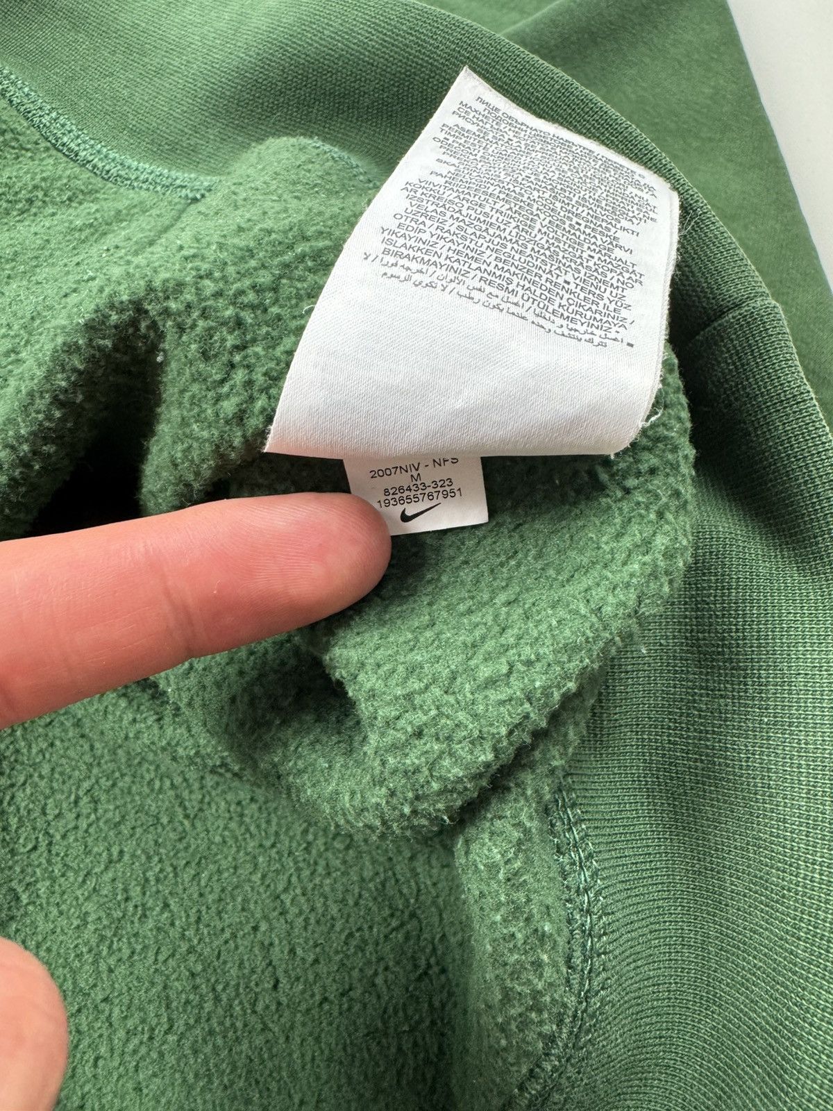Nike Nike Swoosh Green Hoodie Size US M / EU 48-50 / 2 - 16 Thumbnail