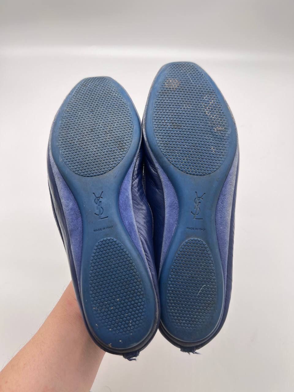 Vintage × Yves Saint Laurent Yves Saint Laurent Ballet Flats Shoes YSL Vintage 00s Retro Size US 7 / IT 37 - 9 Thumbnail