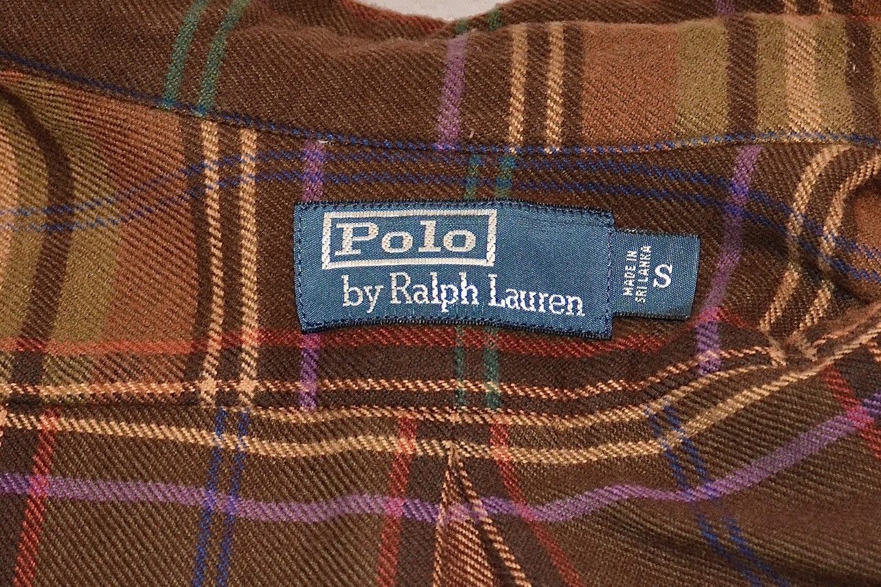 Polo Ralph Lauren Polo Ralph Lauren Brown Plaid Flannel Shirt Small Size US S / EU 44-46 / 1 - 3 Thumbnail