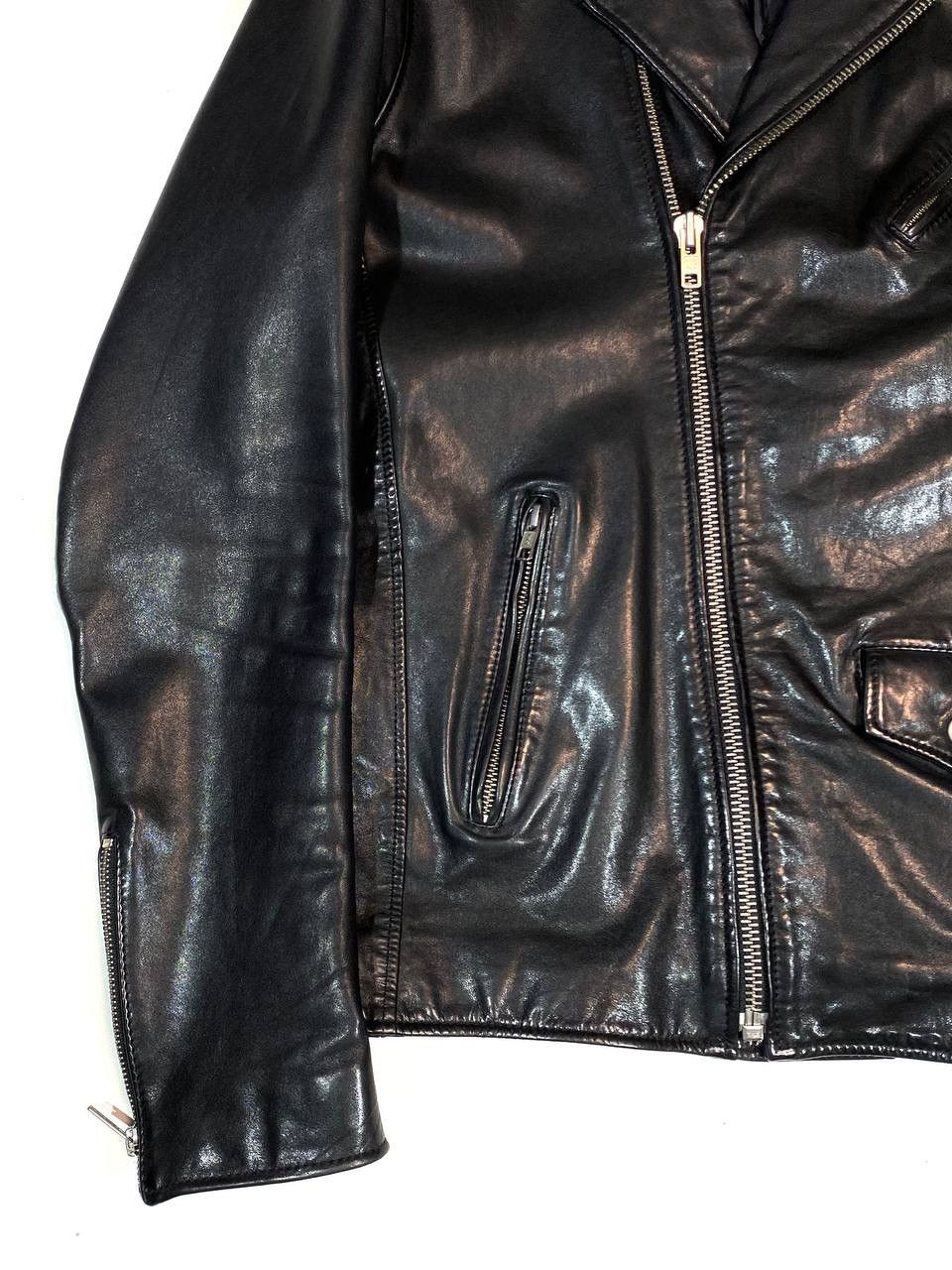 Sandro Sandro Paris Men Black Leather Jacket Biker Motorcycle Size US S / EU 44-46 / 1 - 10 Thumbnail