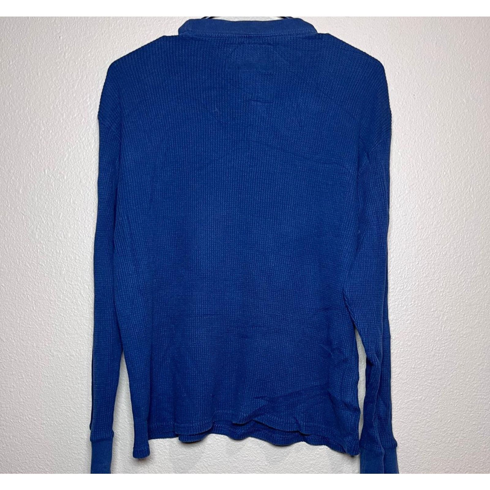 Other 🏈 Vintage “Athletic Dept.” Thermal Shirt – Blue Size M Size US M / EU 48-50 / 2 - 2 Thumbnail