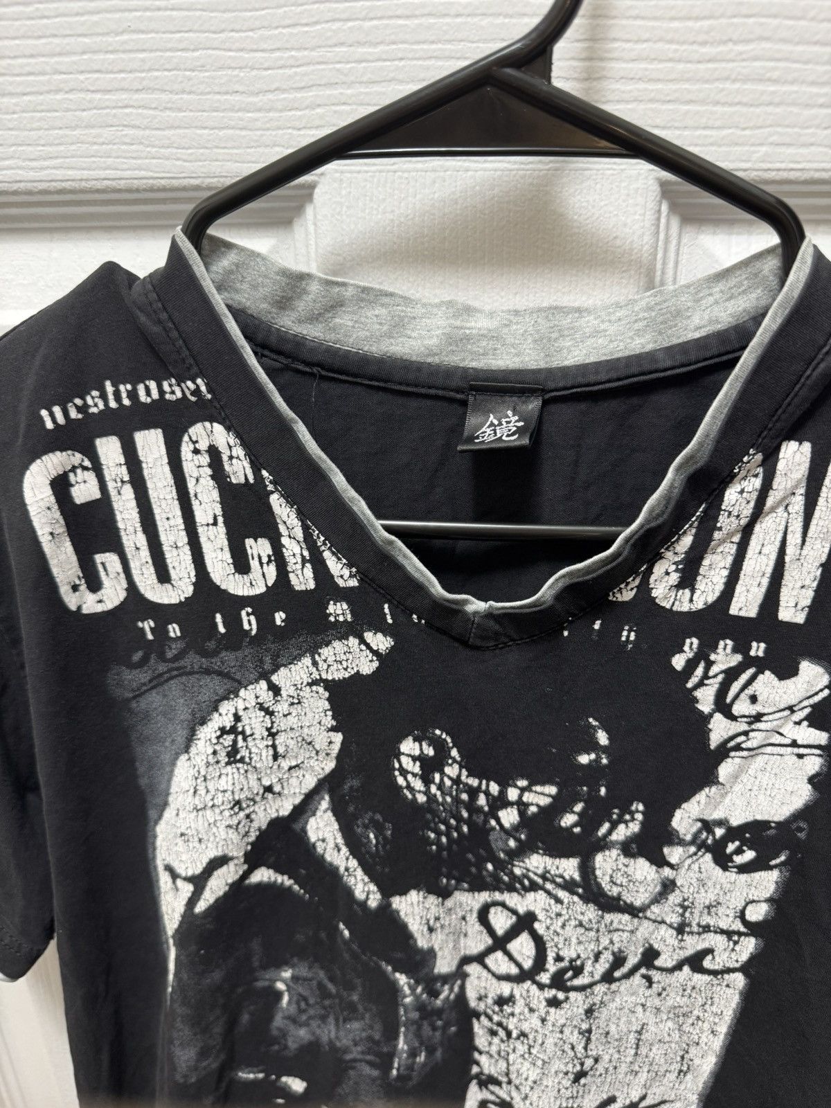 Japanese Brand Japanese Brand Double V Neck Avant Garde Destroy Reborn Em Size US M / EU 48-50 / 2 - 4 Thumbnail