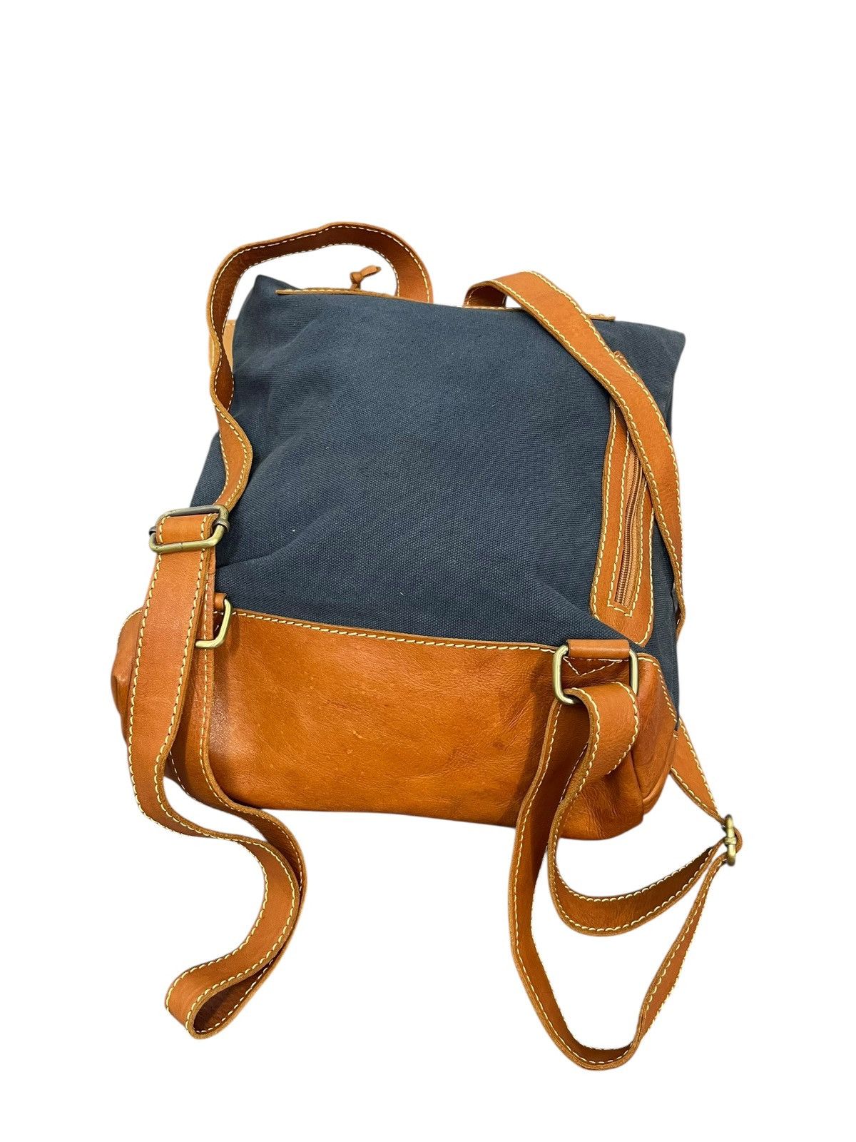 Comme des Garcons × Stussy Leather Cotton Fes Backpack Bag margiela julius filson 1🟩7 Size ONE SIZE - 12 Thumbnail