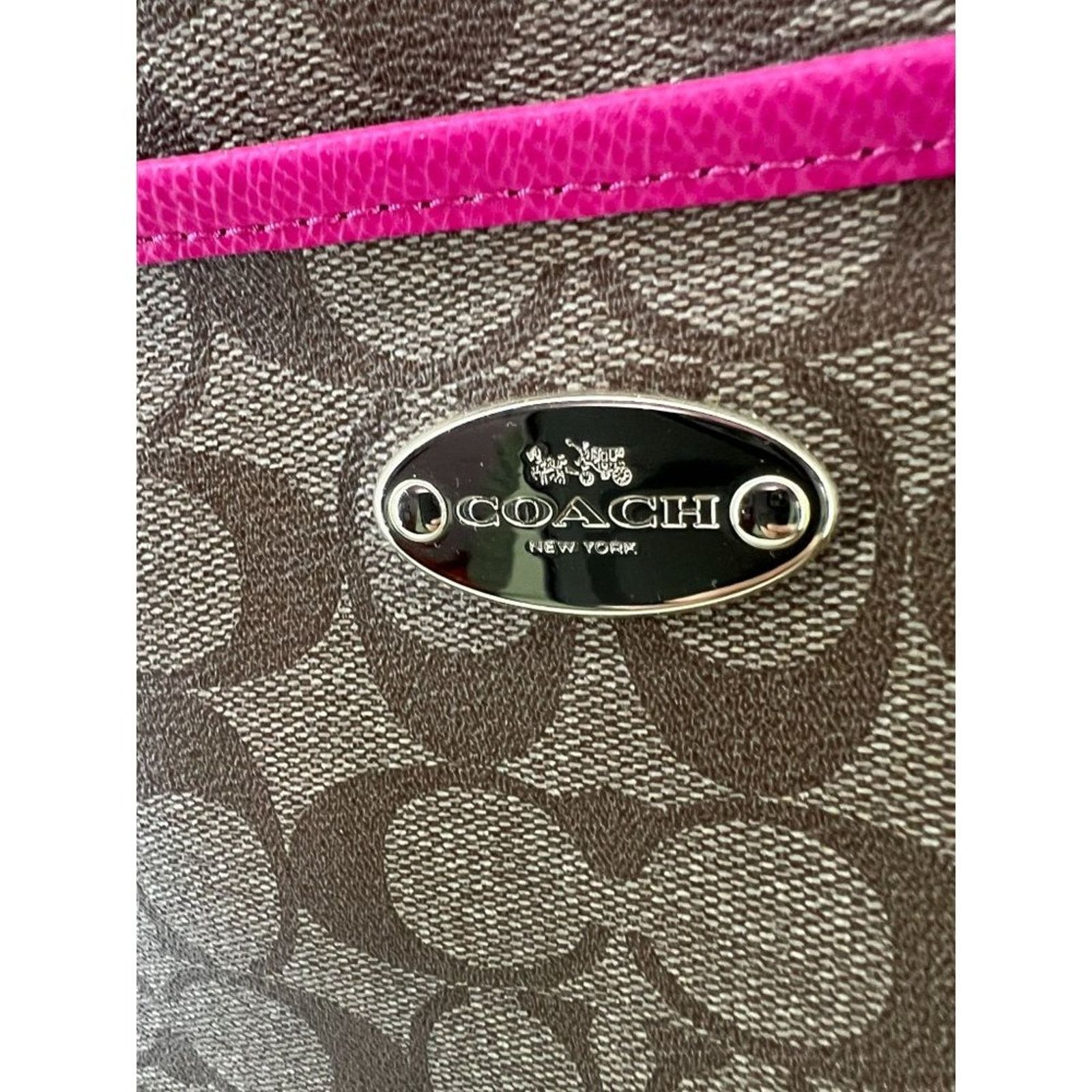 Coach Coach File Monogram Crossbody Bag F34938 Khaki Pink Ruby Size ONE SIZE - 3 Thumbnail