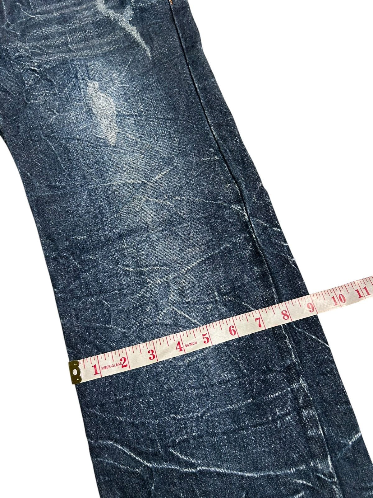 Japanese Brand × Kapital × Vintage Nylaus Double Waist Japanese Punk Denim Jeans Size US 30 / EU 46 - 17 Thumbnail
