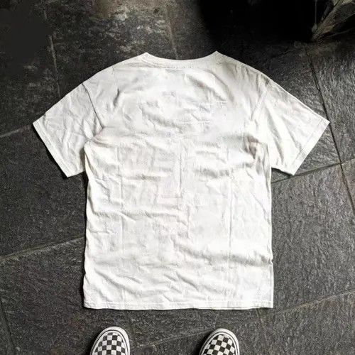 VIBE White washed retro palm print t-shirt Size US L / EU 52-54 / 3 - 8 Thumbnail
