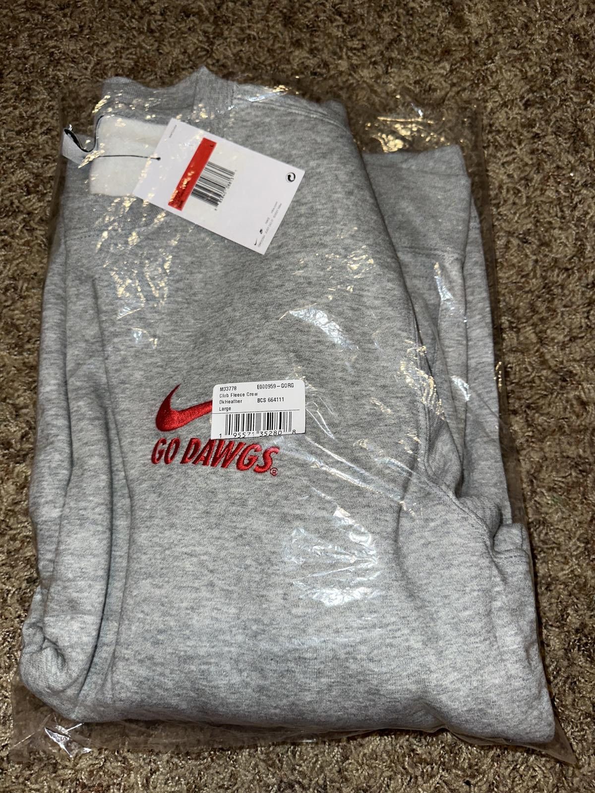Nike Nike College Club Fleece (Georgia) Men's Sweatshirt Size US XL / EU 56 / 4 - 9 Thumbnail