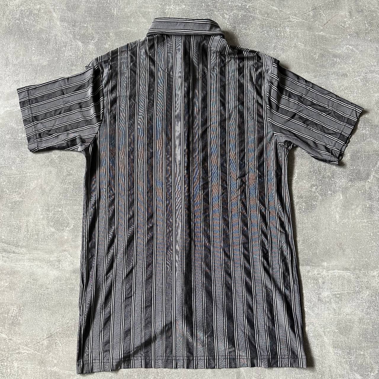 Versace × Vintage RARE GIANNI VERSACE SHIRT STRIPED FLANNEL MEDUZA Jellyfish Size US L / EU 52-54 / 3 - 7 Thumbnail