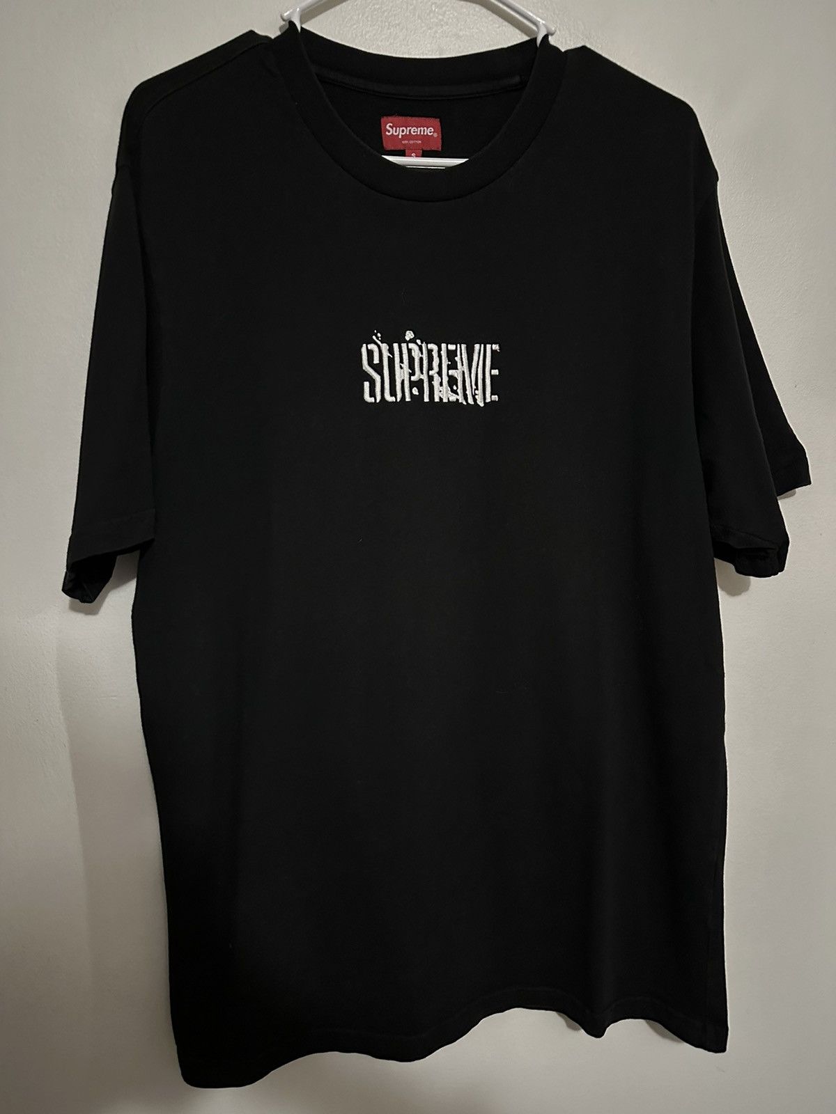 Supreme Supreme Capital S/S Top Black | Grailed