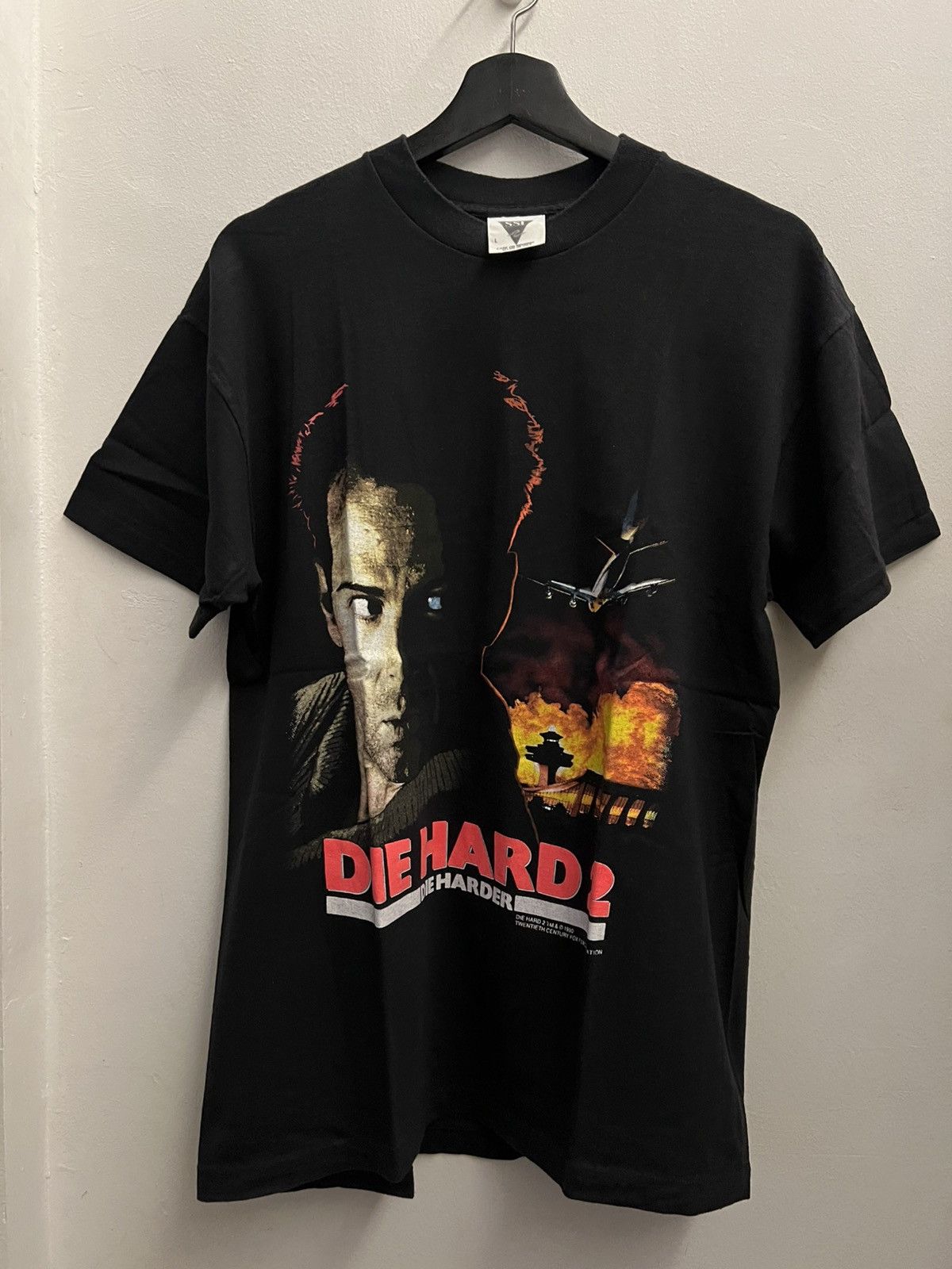 Vintage Vintage 1990 Die Hard 2 Die Harder Size US L / EU 52-54 / 3 - 2 Thumbnail