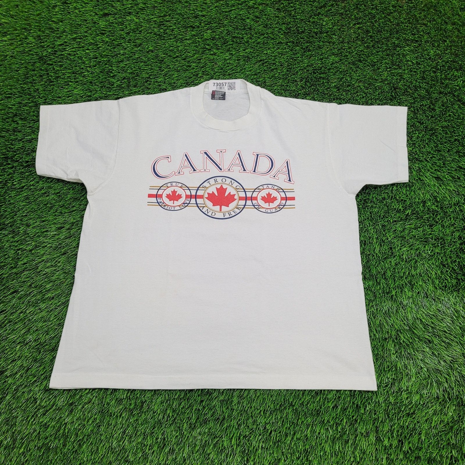 Fruit Of The Loom Vintage 80s Fruit-of-the-Loom Shirt XL 23x27 Canada Size US XL / EU 56 / 4 - 1 Thumbnail