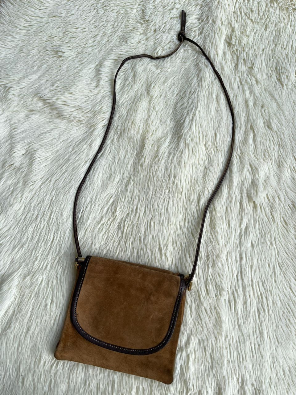 Loewe × Vintage Loewe Suede Leather Sling Bag Size ONE SIZE - 11 Thumbnail