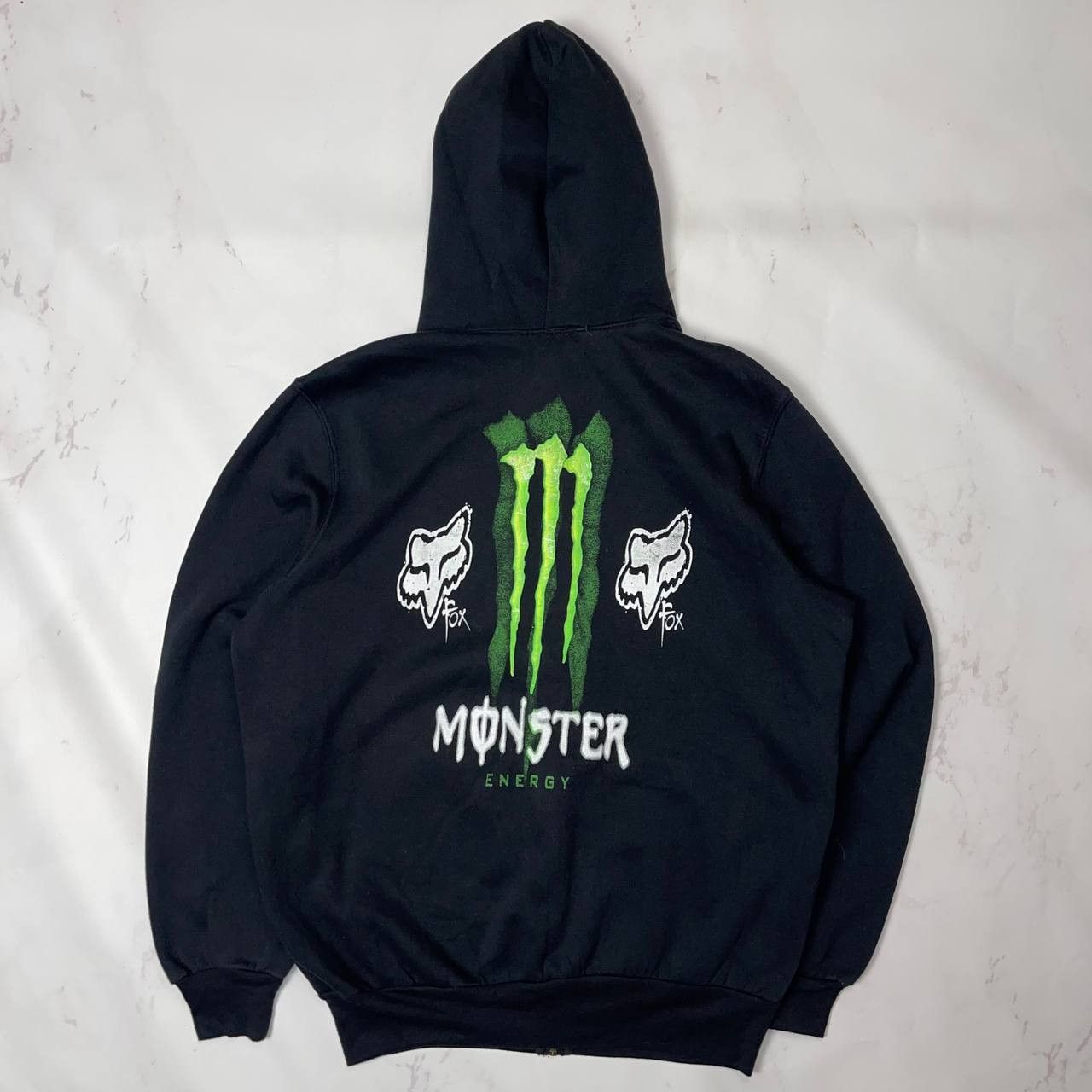 Fox Racing Fox racing monster energy y2k SZ XL hoodie skater hype rare Size US XL / EU 56 / 4 - 1 Thumbnail