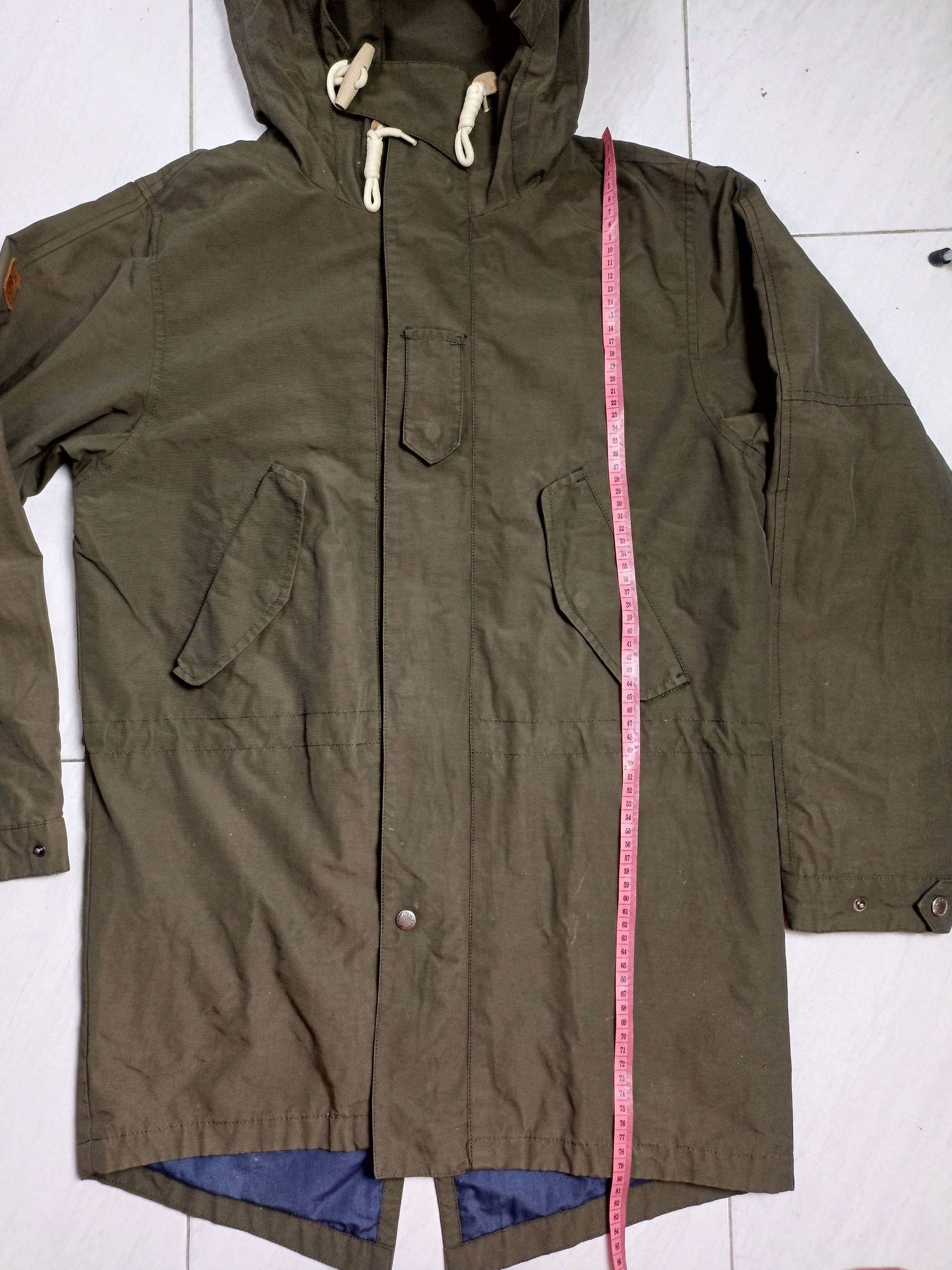 Japanese Brand FRJ JEANS fishtail Green Khaki Urban Vintage Parka Toggle Size US XL / EU 56 / 4 - 12 Thumbnail