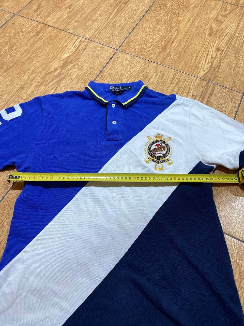 Polo Ralph Lauren Polo Ralph Lauren Polo Shirt Fine Quality Equestrian Patch Size US L / EU 52-54 / 3 - 7 Thumbnail