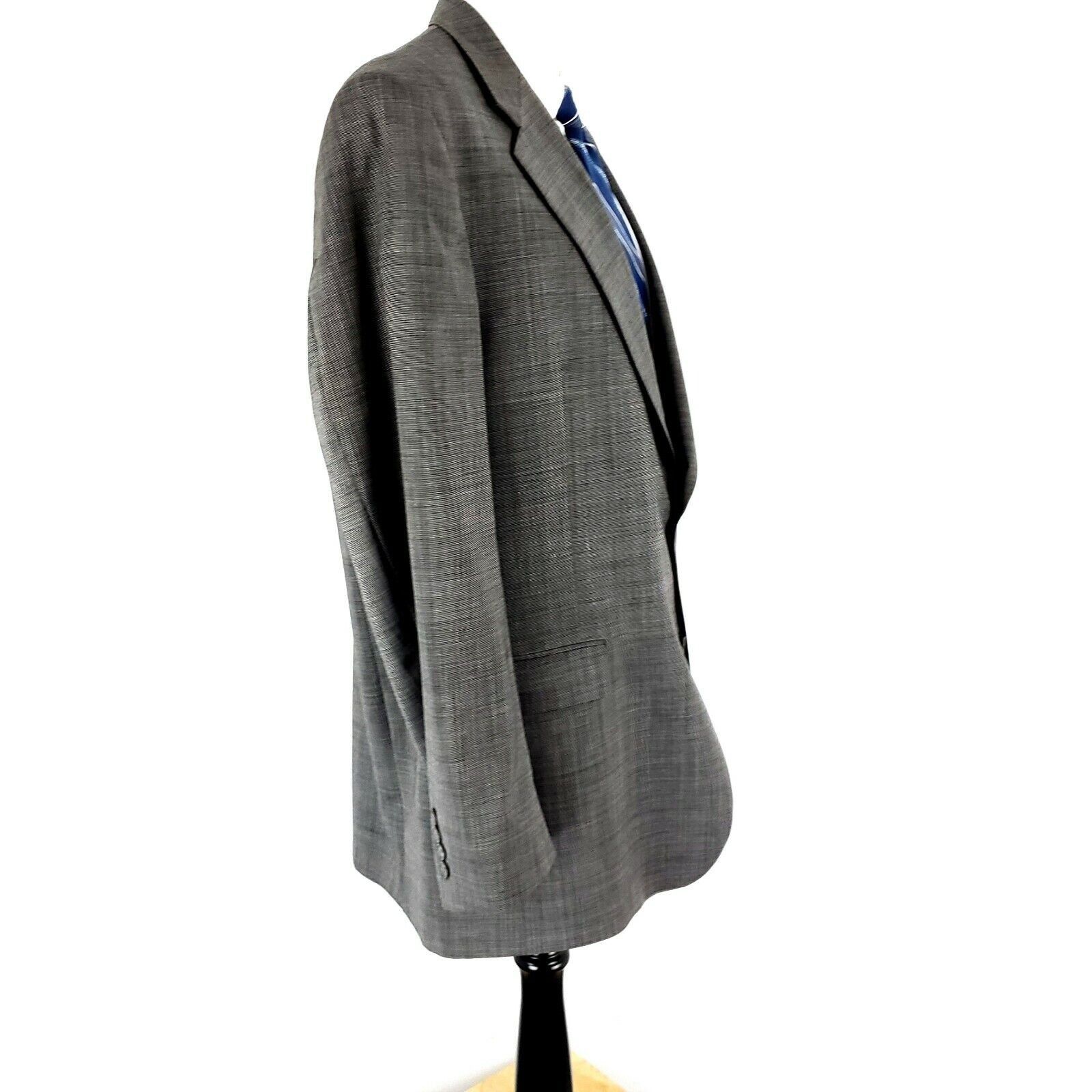 Hart Schaffner Marx Hart Schaffner Marx Gold Trumpeter Wool 2 Button Blazer 42L Size 42L - 6 Thumbnail