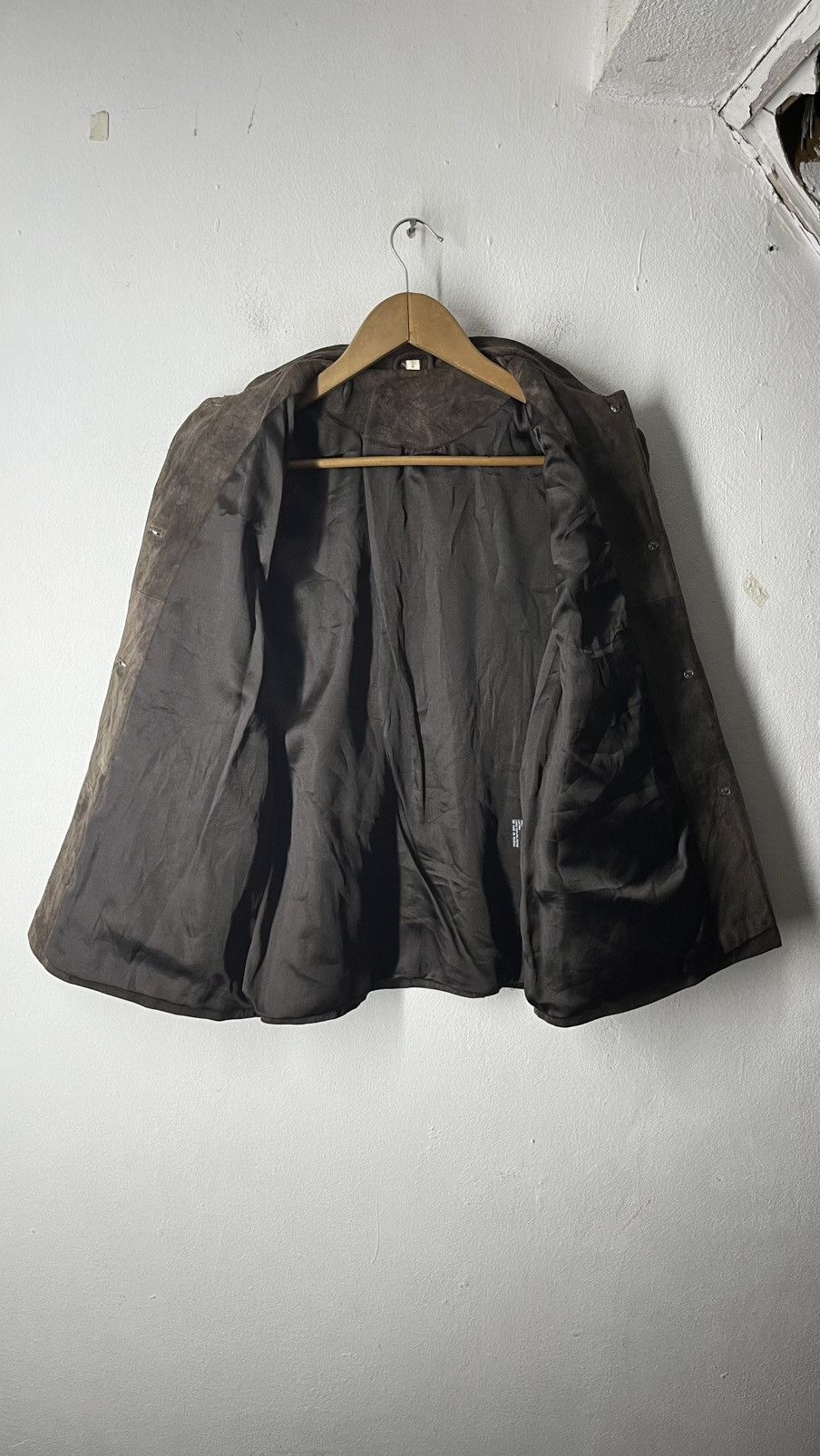 Vintage VINTAGE SUEDE LEATHER COAT JACKET Size S / US 4 / IT 40 - 6 Thumbnail