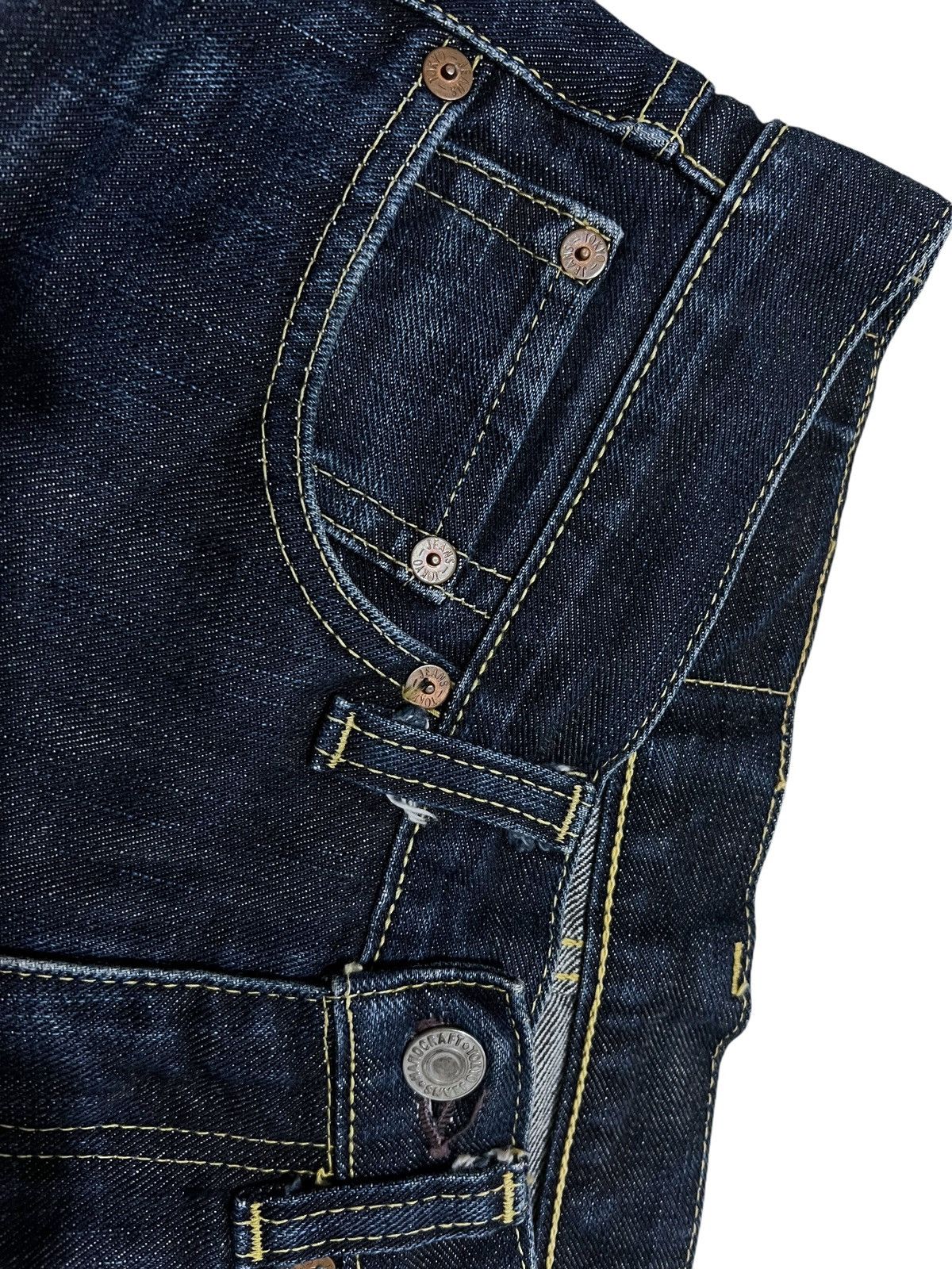 If Six Was Nine Vintage Tokyo Jeans Flared Snake pocket Talon Zip Size US 28 / EU 44 - 7 Thumbnail