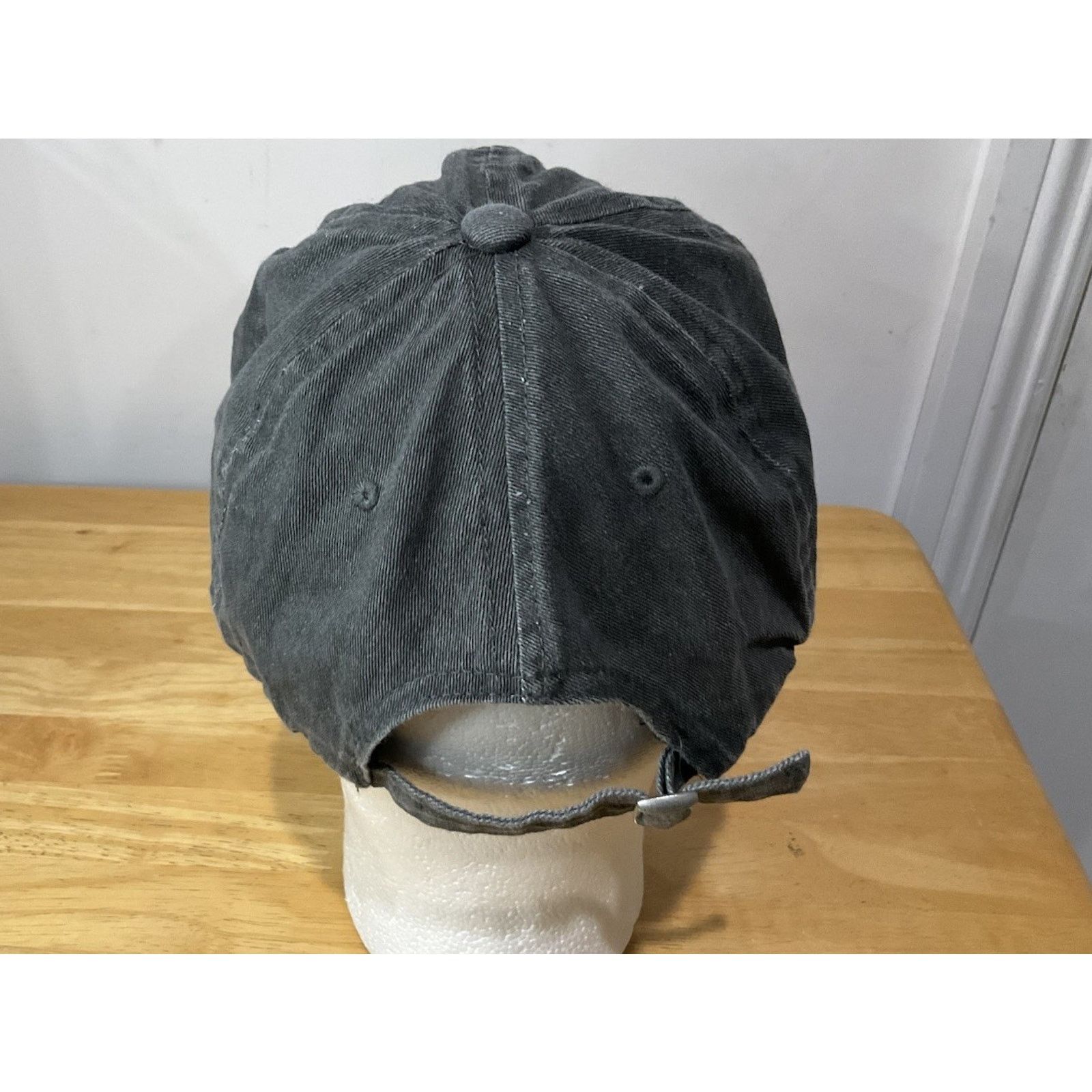 Other Mushroom Slideback Hat Gray One Size Embroidered Adjustable Size ONE SIZE - 3 Thumbnail