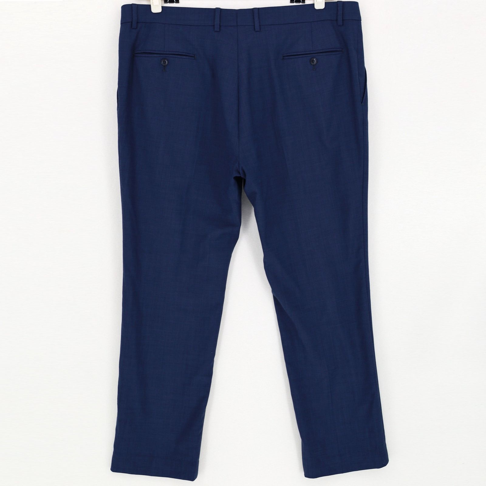 Tommy Hilfiger Tommy Hilfiger Men's Blue Wool TH-Flex Suit Pants Size 40x30 Size US 40 / EU 56 - 6 Thumbnail