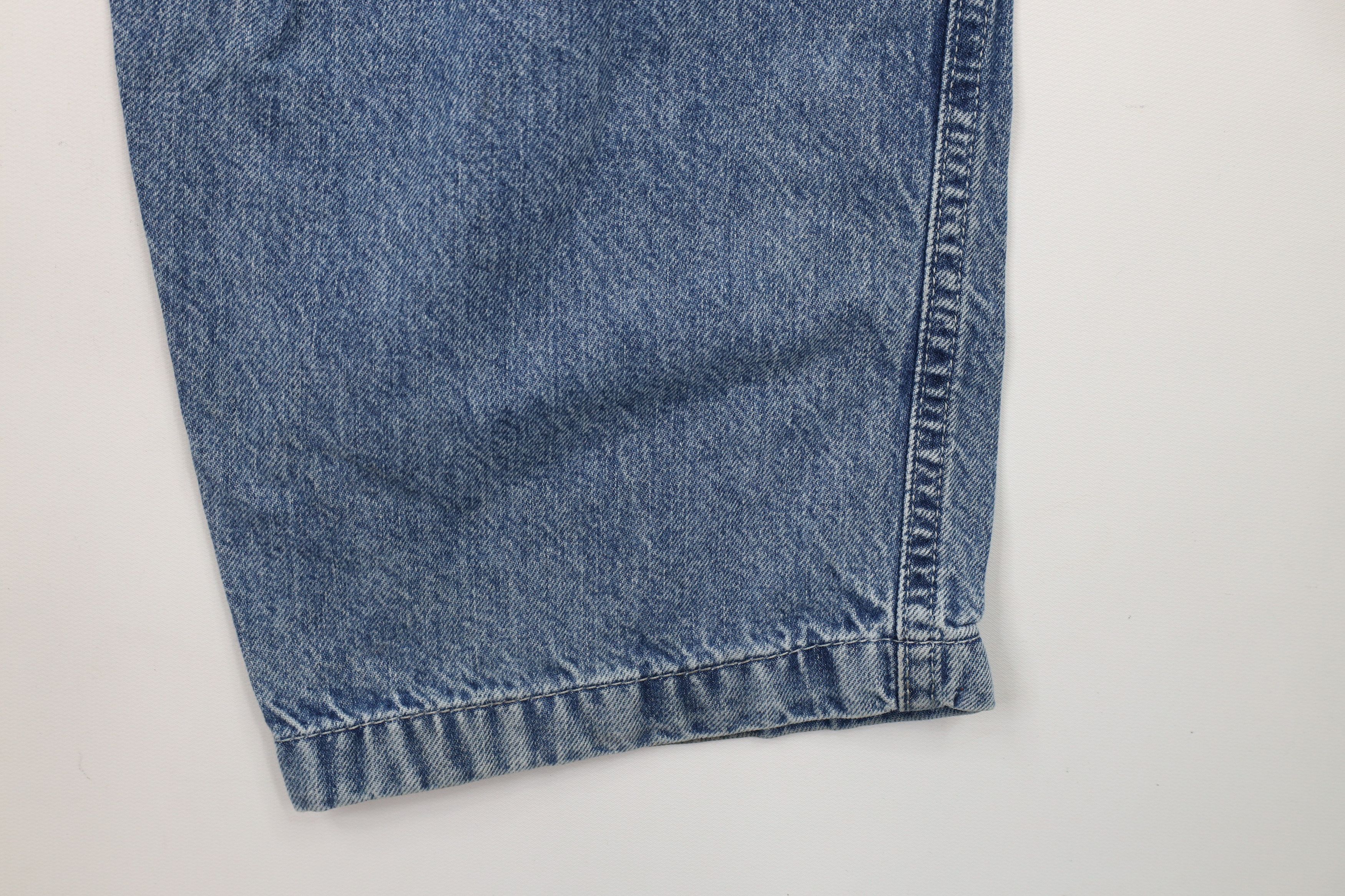 Levi's × Vintage Vintage Y2K Levis Relaxed Fit Dungaree Denim Jeans Blue Size US 38 / EU 54 - 13 Thumbnail