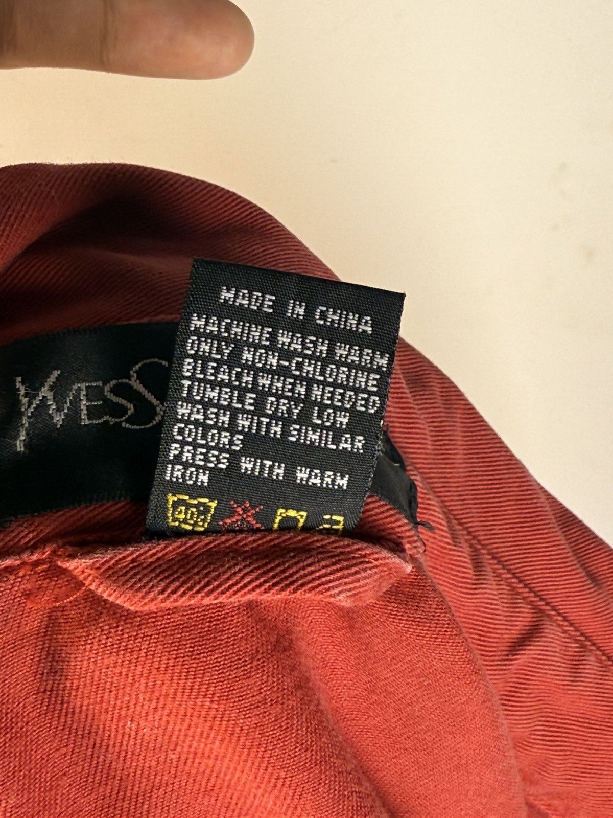 Yves Saint Laurent Cotton YSL Windbreaker Jacket 90s Bomber Zip Up Vintage Size US M / EU 48-50 / 2 - 17 Thumbnail